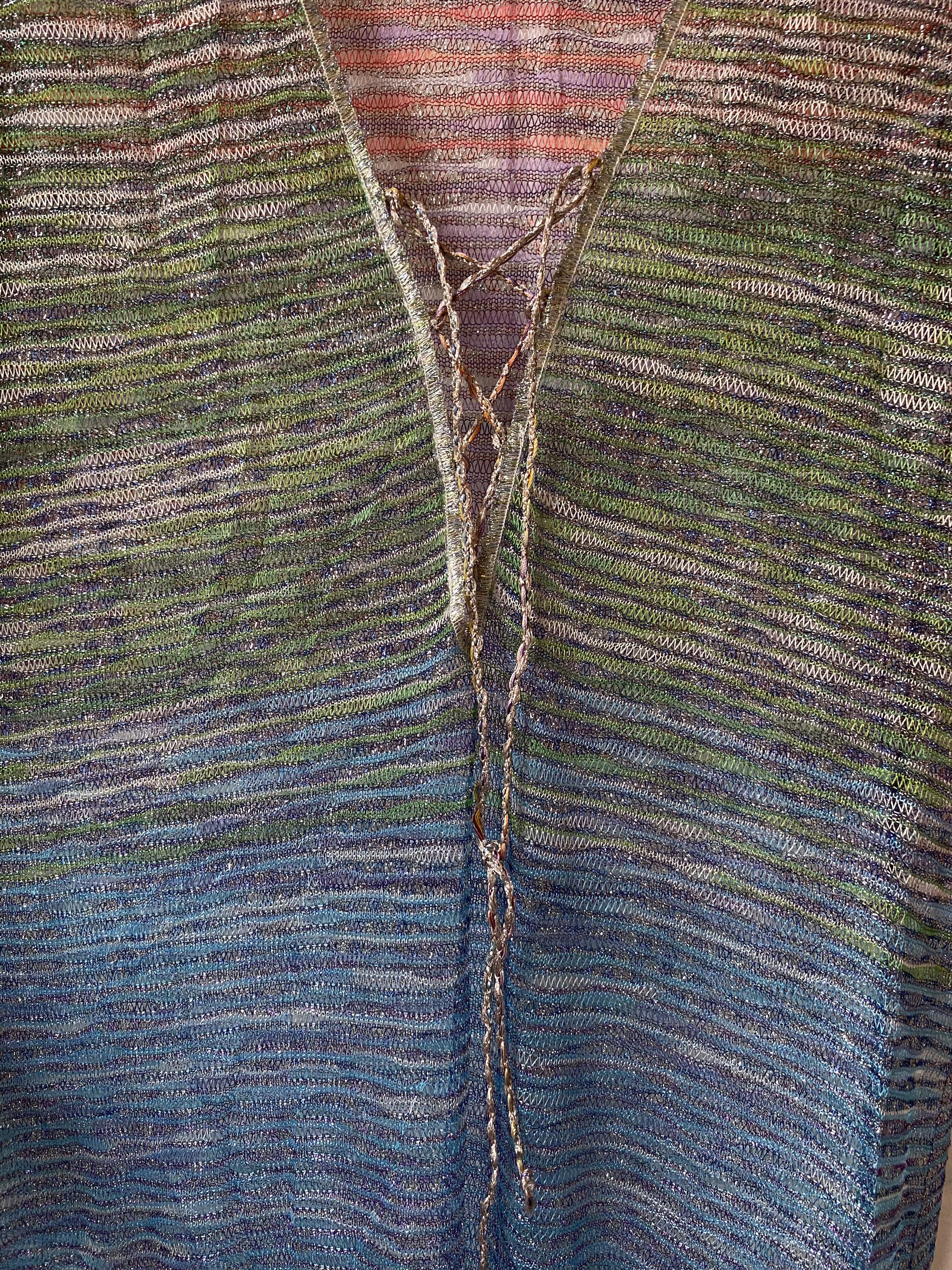 Missoni Missoni Mare Rainbow Kaftan / Tunic / Beach Cover up Size S / US 4 / IT 40 - 3 Thumbnail
