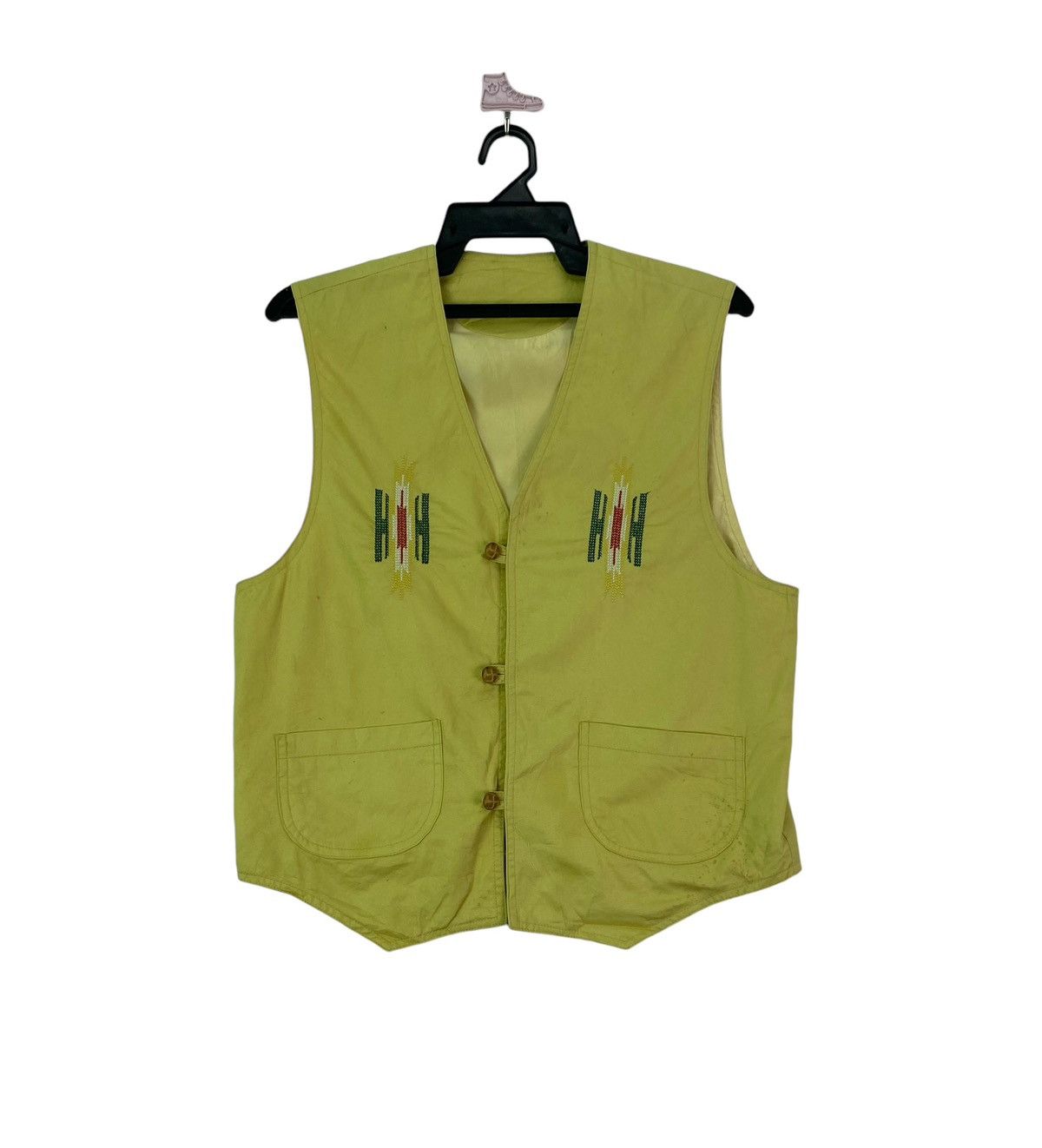 Vintage 90s chimayo style design vest jacket