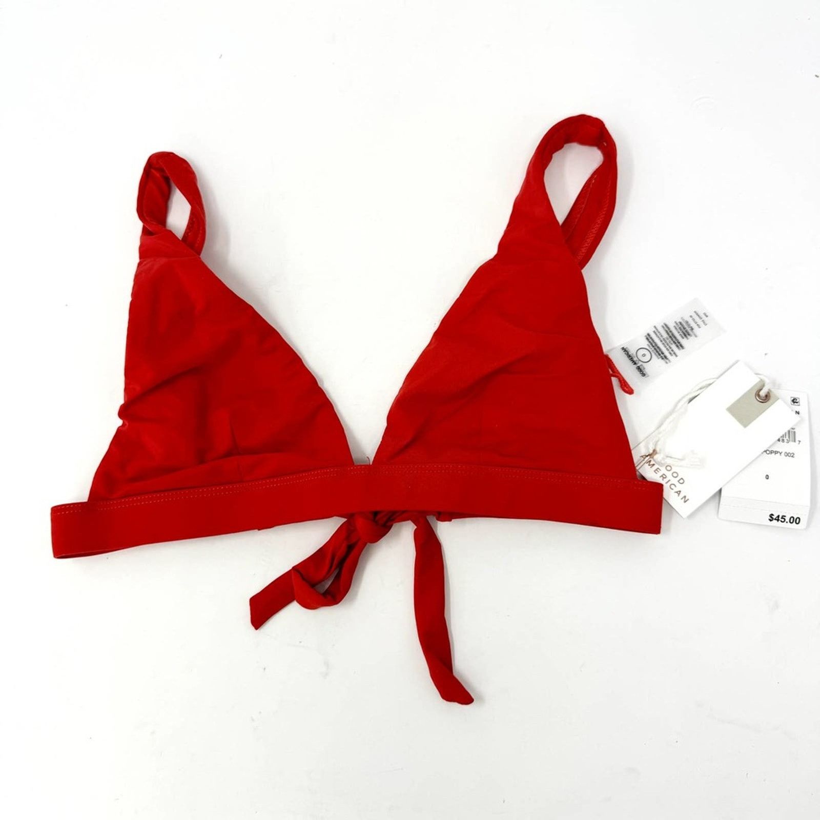 Good American Good American Bright Poppy Sexy Boost Bikini Top Size XS NWT Size ONE SIZE - 2 Thumbnail