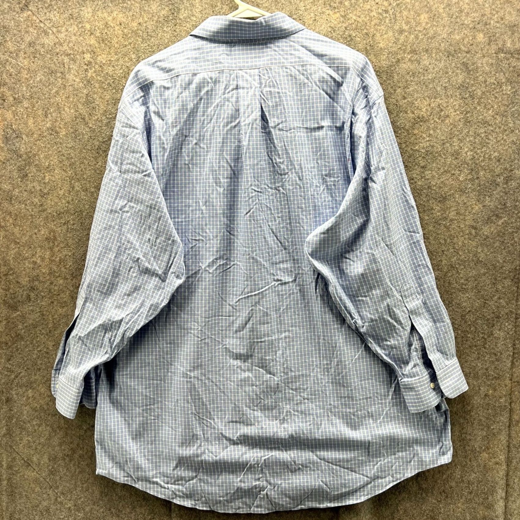 Brooks Brothers VINTAGE Brooks Brothers Shirt Men 18.5 34 Blue Gingham Regent Madison Poplin Button-Down Shirts Mens Regular Blue Pattern Check Long Sleeve Collared Size US XXL / EU 58 / 5 - 2 Thumbnail