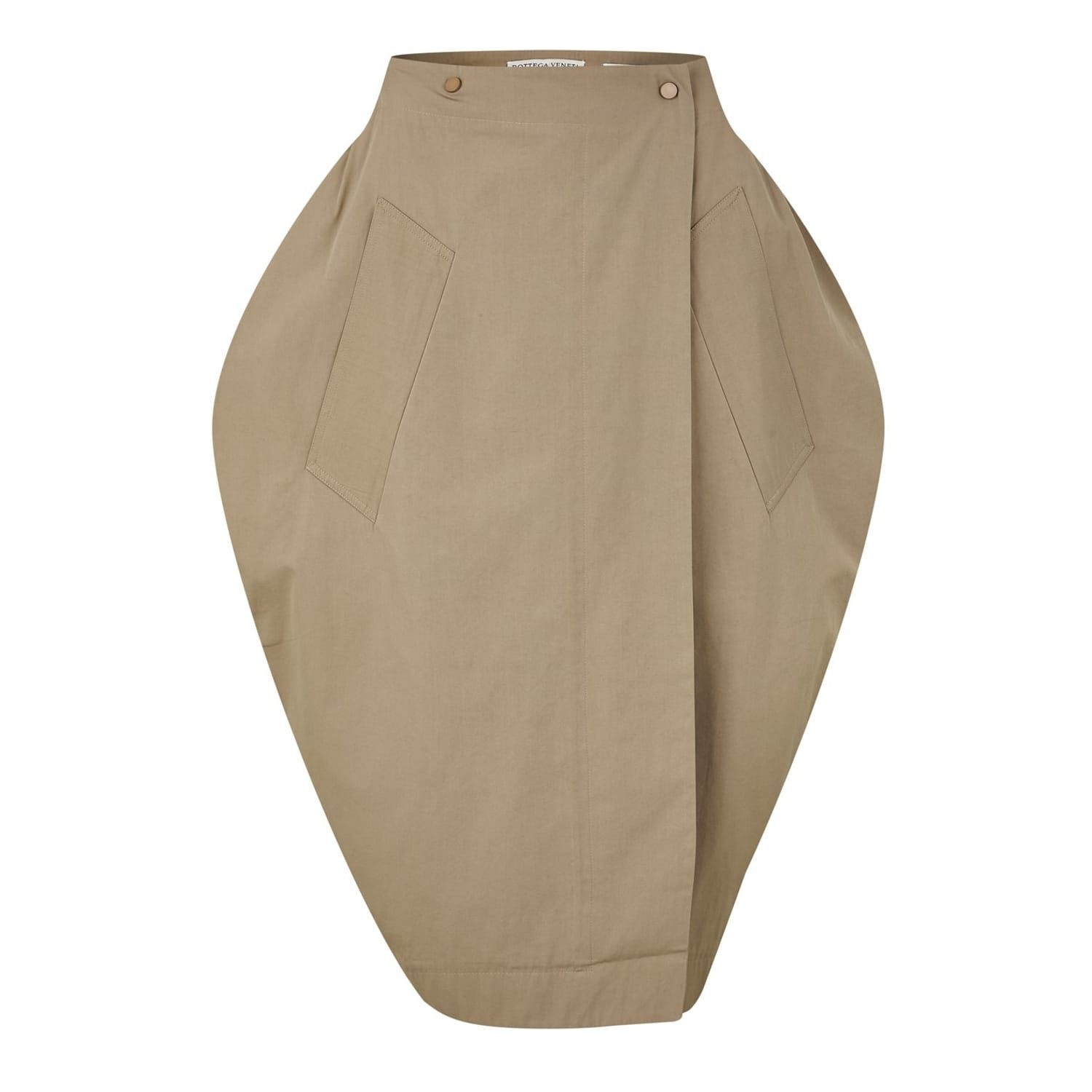 Bottega Veneta Bottega Veneta Bv Skirt in Brown Size 34" / US 12 / IT 48 - 1 Thumbnail