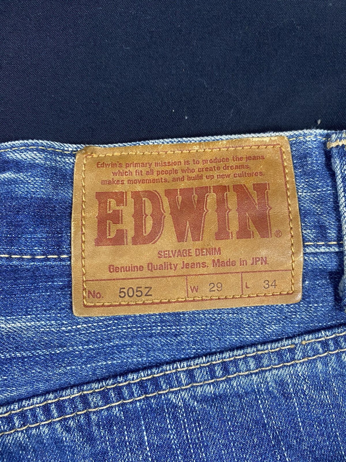 Edwin japanese Edwin selvage denim pants Size US 29 - 10 Thumbnail
