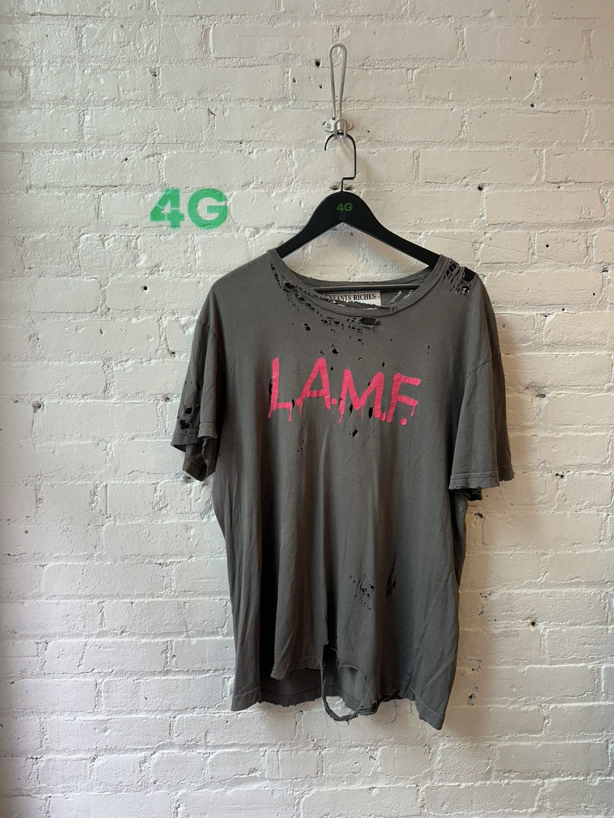 Enfants Riches Deprimes Thrashed ERD LAMF T-Shirt Size US L / EU 52-54 / 3 - 1 Thumbnail