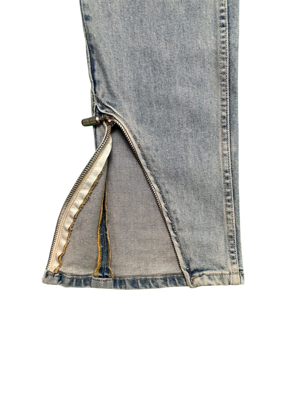 Rhude Rhude Curve Zip Detailed Denim Jeans Size US 32 / EU 48 - 5 Thumbnail