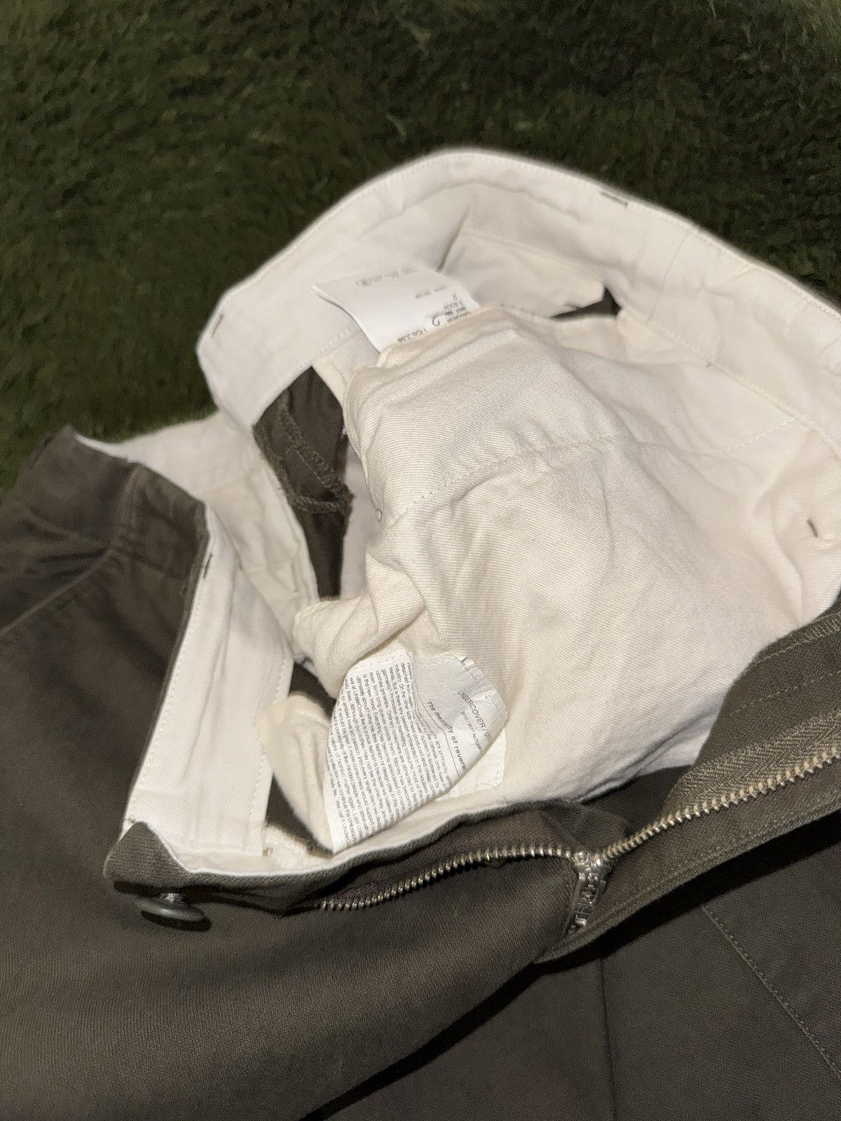 Undercover [2] UNDERCOVER 10AW Logo Label Cargo Pants Olive Size US 30 / EU 46 - 4 Thumbnail