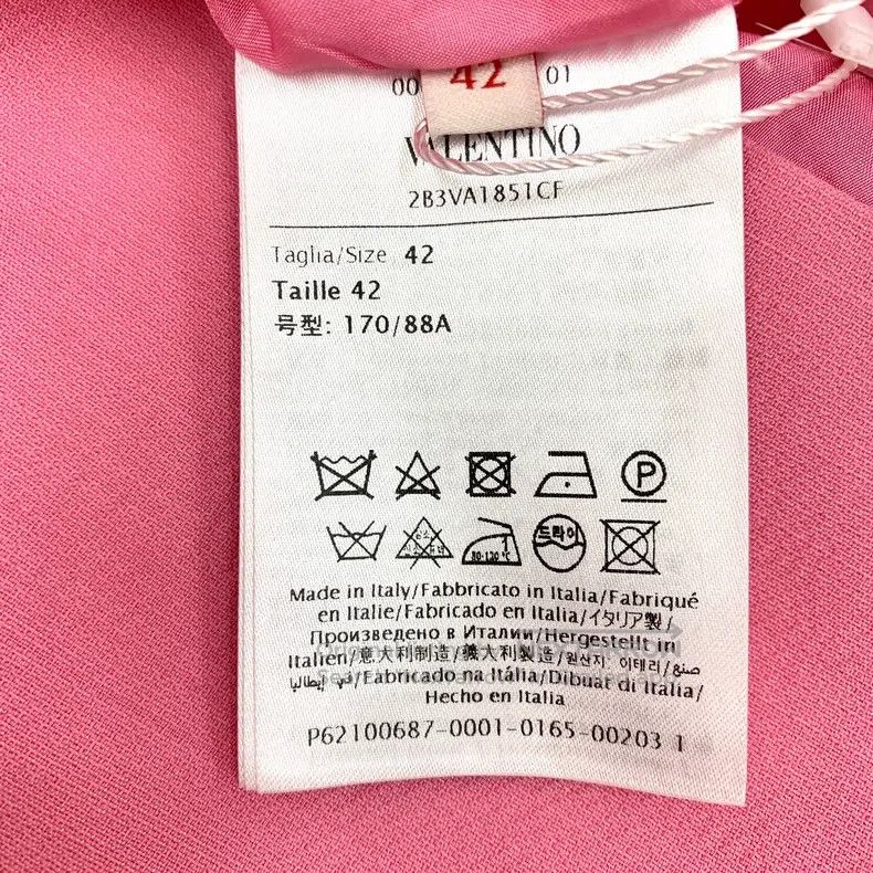 Valentino Valentino Pink bow cut-out round neck short sleeve dress Size S / US 4 / IT 40 - 6 Thumbnail