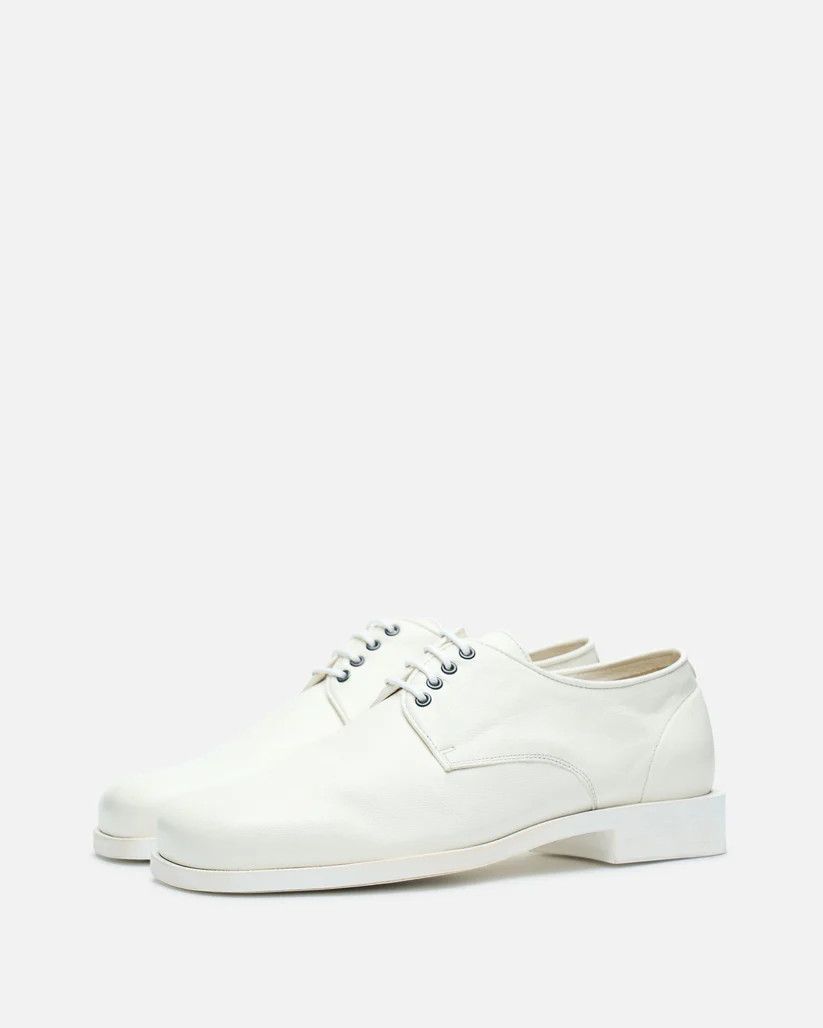 Lemaire o1s1v1r1oon0825 Anatomic Derbies in White Size US 8 / EU 41 - 5 Thumbnail