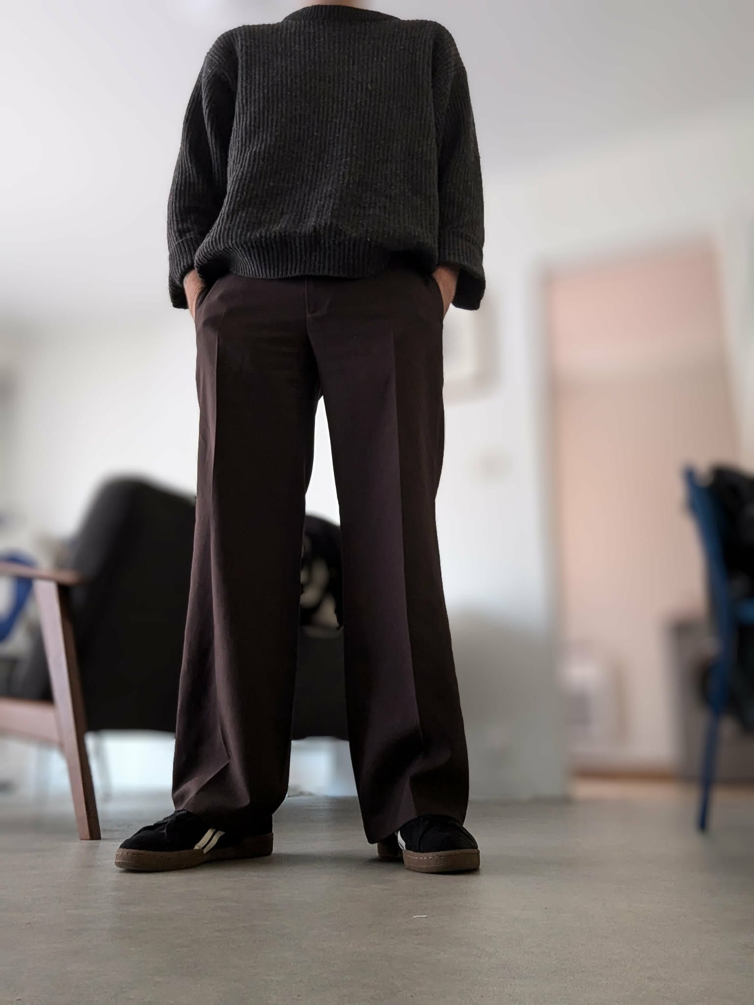 Tailored Bootcut Trousers