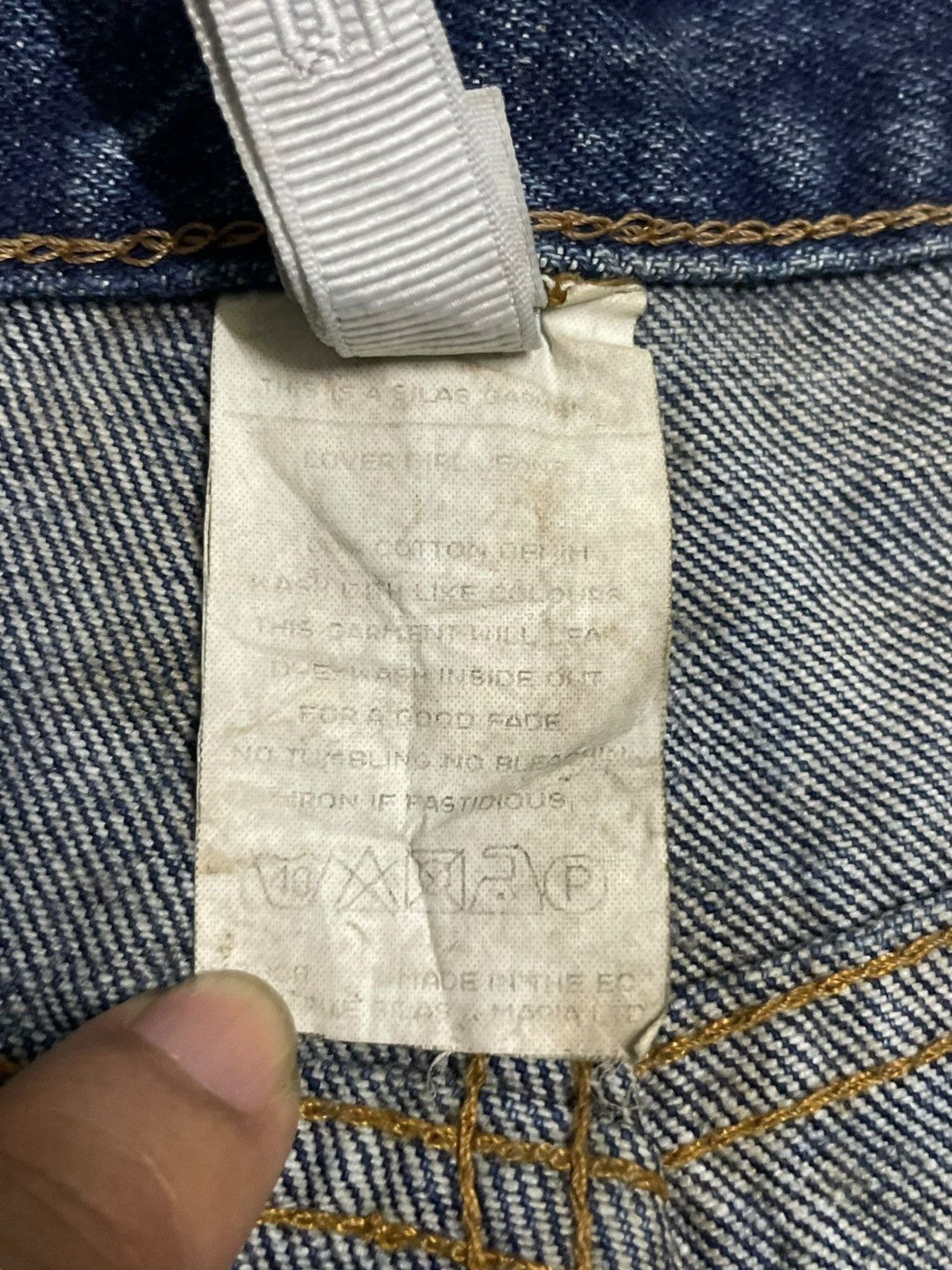 Silas Y2k SILAS Japanese Streetwear Denim Classic Baggy Blue Jeans Size US 32 / EU 48 - 13 Thumbnail