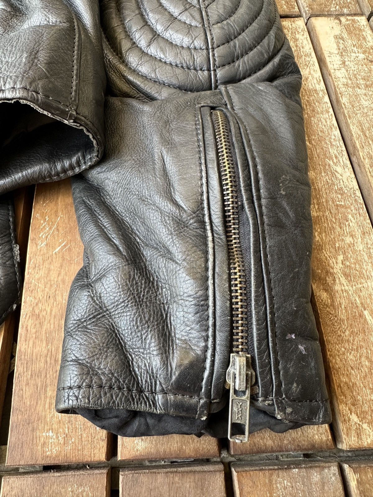 Vintage Vintage 1980s Leather Motorcycle Jacket Size US M / EU 48-50 / 2 - 11 Thumbnail