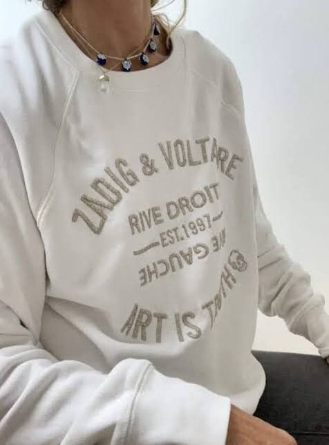 Zadig & Voltaire Zadig & Voltaire Blason Brode Sweatshirt Size US M / EU 48-50 / 2 - 2 Thumbnail