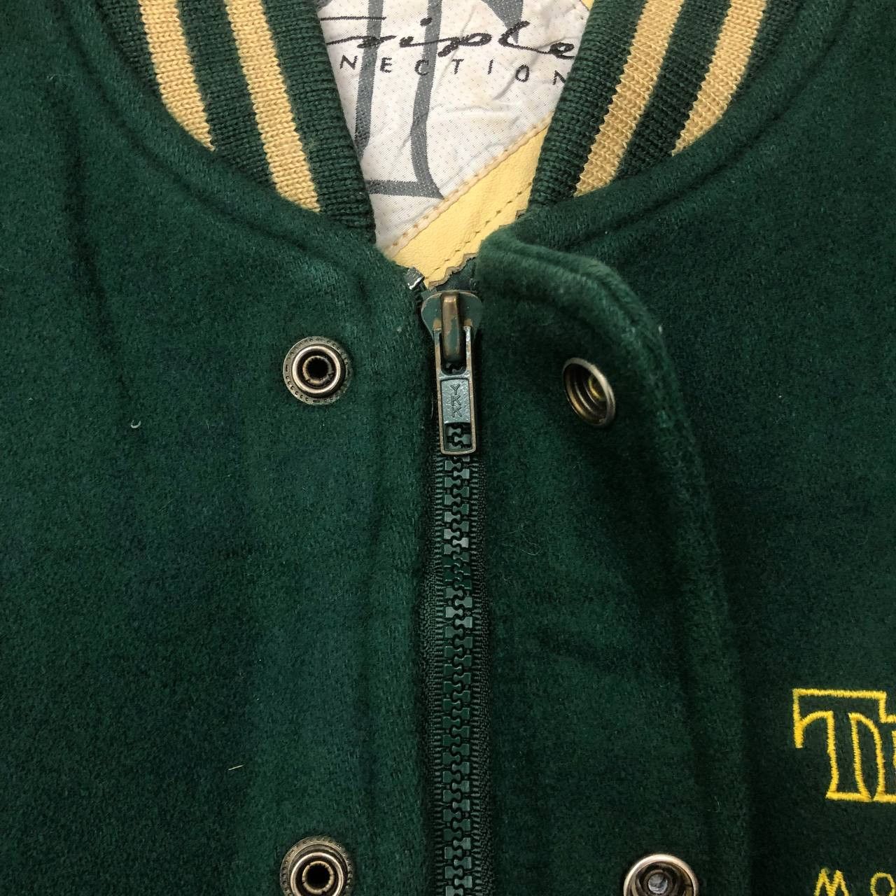 Vintage Y490 VTG TRIUMPH MOTORCYCLES VARSITY JACKET Size US M / EU 48-50 / 2 - 5 Thumbnail
