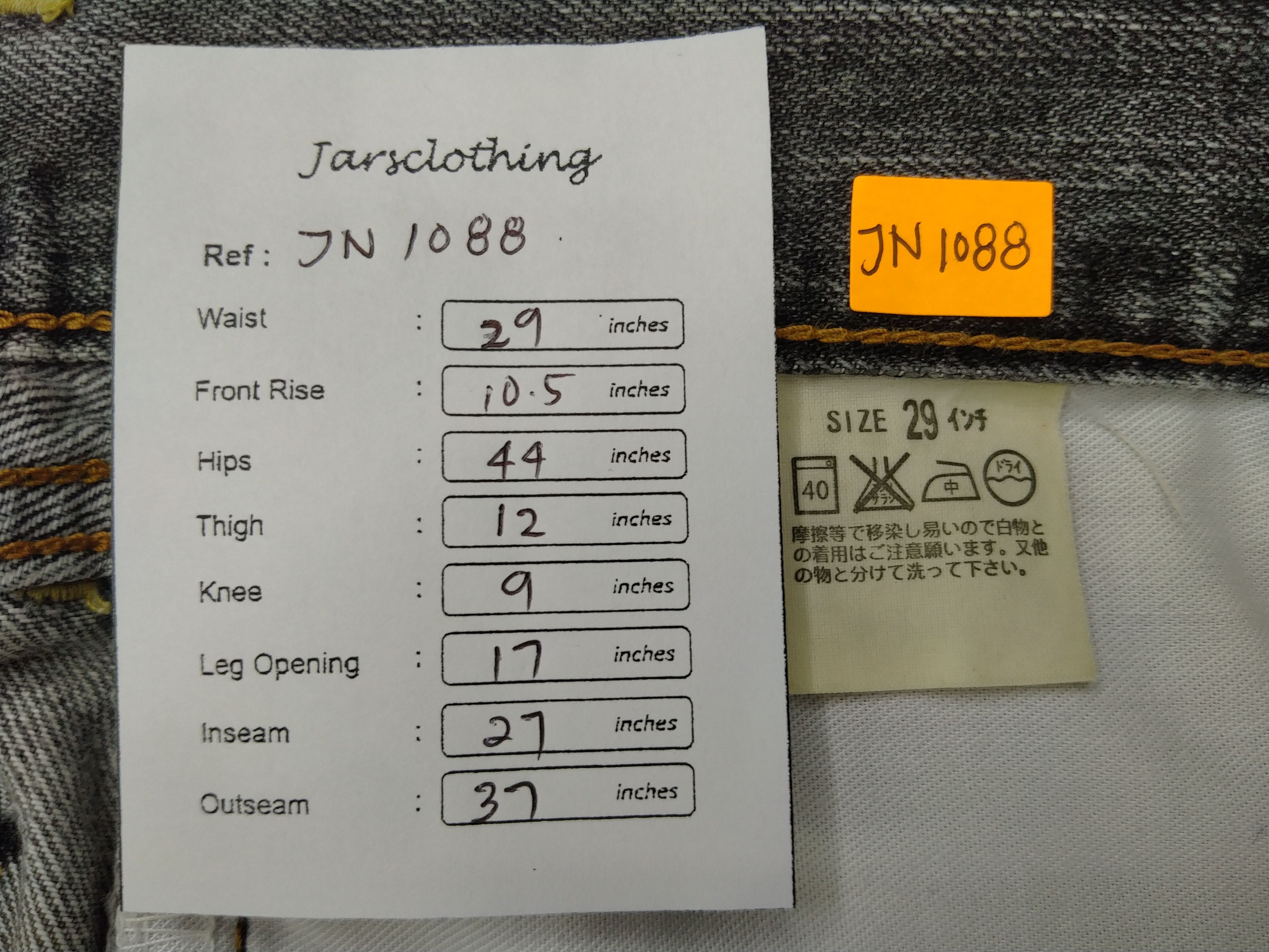 Japanese Brand Light Grey Vintage Levi's 503 Jeans 29x27 Denim -JN1088 Size US 29 - 8 Thumbnail