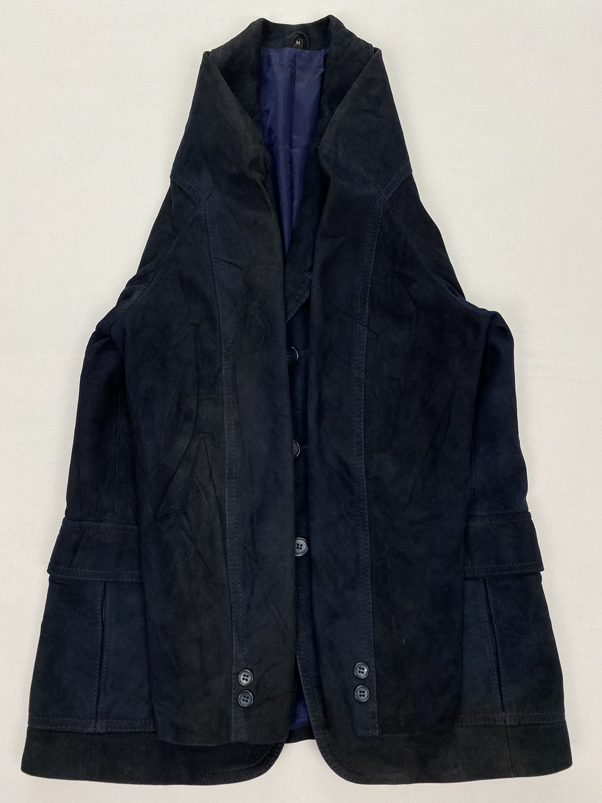 Japanese Brand × Vintage Vintage Angel Leather Dirty Suede Leather Jacket Size US S / EU 44-46 / 1 - 5 Thumbnail
