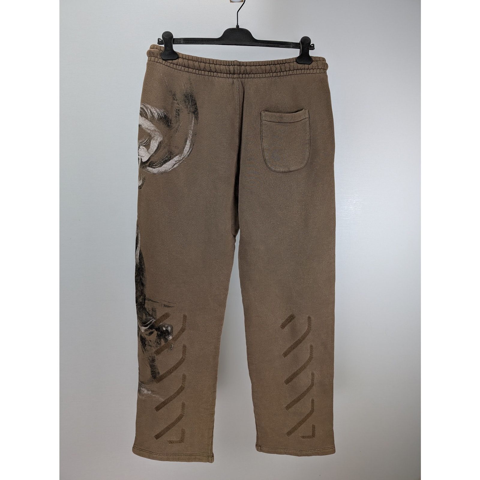 Off-White o1rshd1 BW S.Matthew Sweatpants Rain Drum Grey Size US 36 / EU 52 - 11 Thumbnail