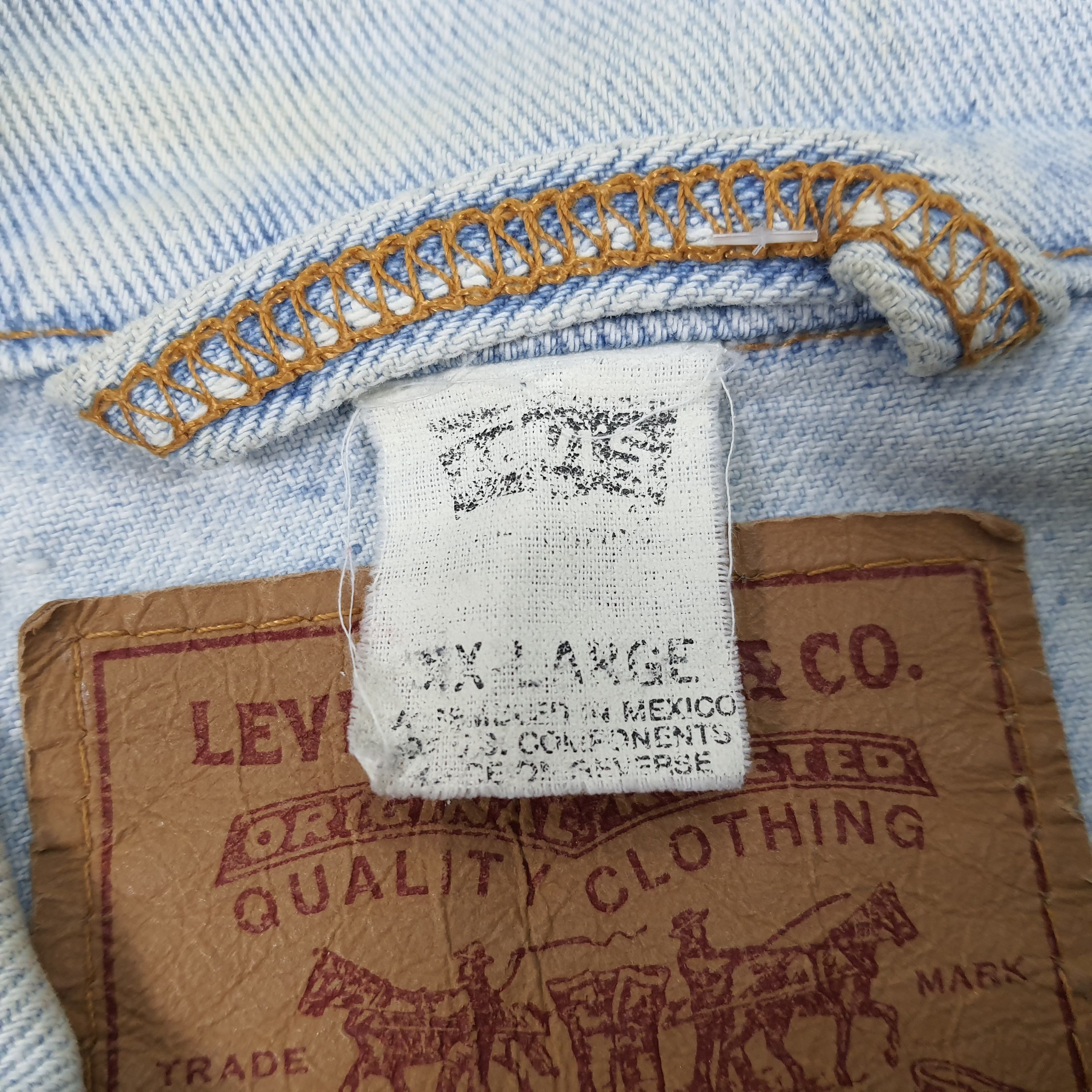 Levi's Vintage Levi's Denim Hysteric Glamour Custom Jeans Jacket Size US XXL / EU 58 / 5 - 7 Thumbnail