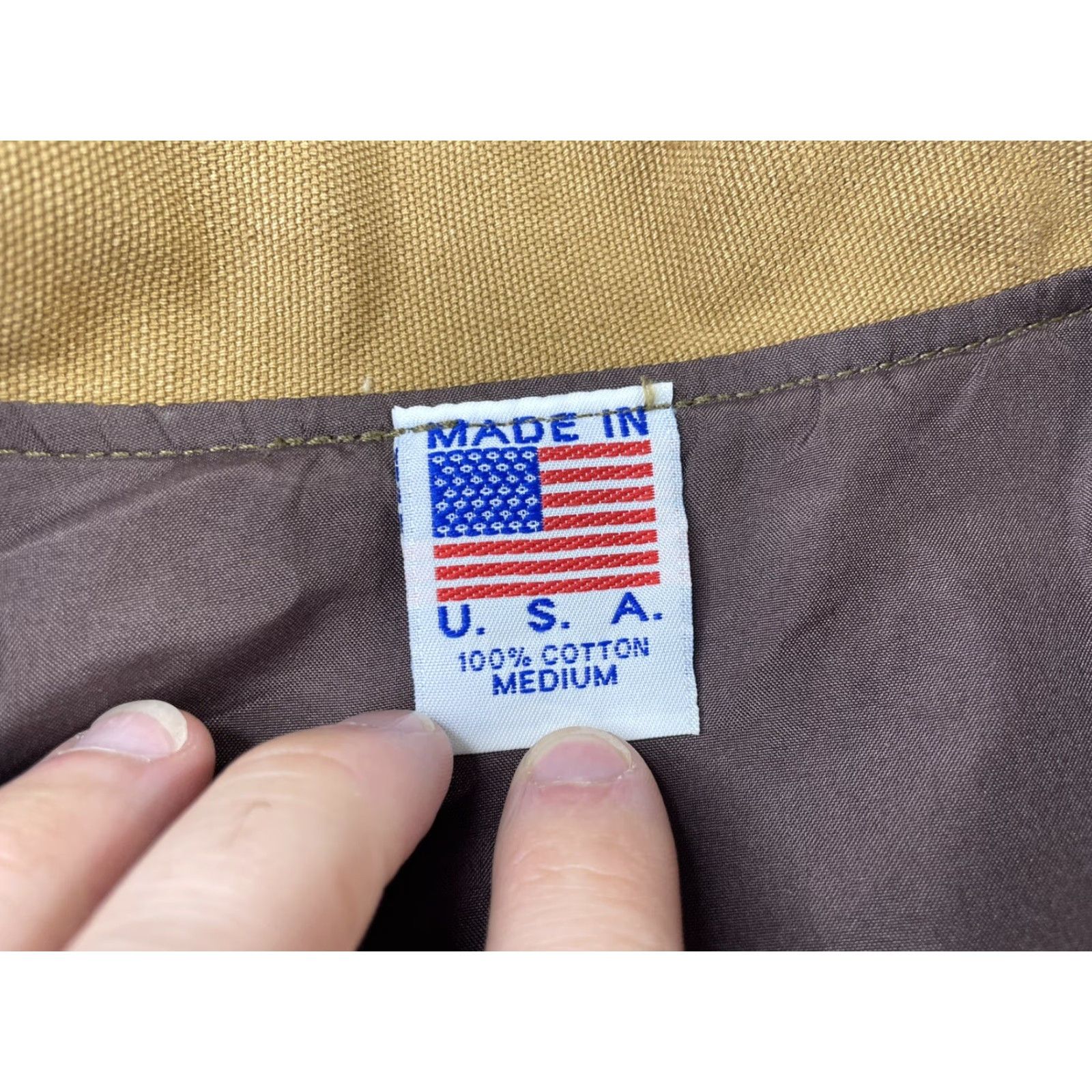 Vintage VINTAGE TYCA Jacket Button Snaps Lined Duck Canvas Size Large USA Made Shacket Work Shirt Size US L / EU 52-54 / 3 - 2 Thumbnail