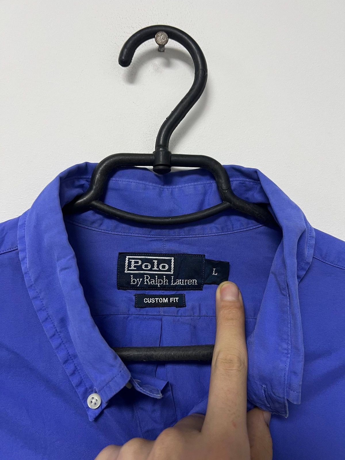 Polo Ralph Lauren Polo Ralph Lauren Custom Fit Urban Cotton Blue Men sz L Size US L / EU 52-54 / 3 - 9 Thumbnail