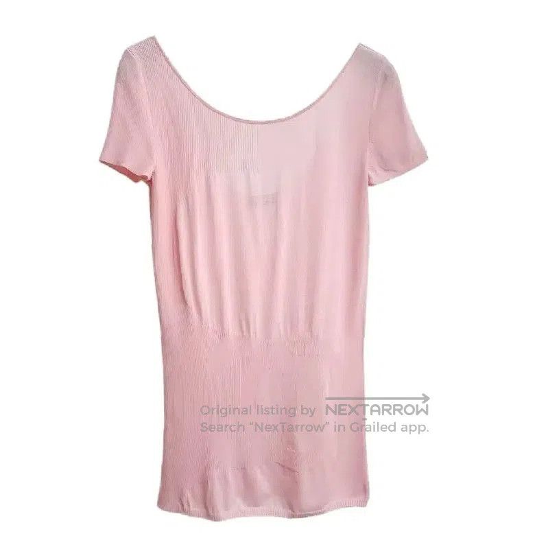 Chanel Chanel Pink Logo Short Sleeve Top . Size XS / US 0-2 / IT 36-38 - 1 Thumbnail