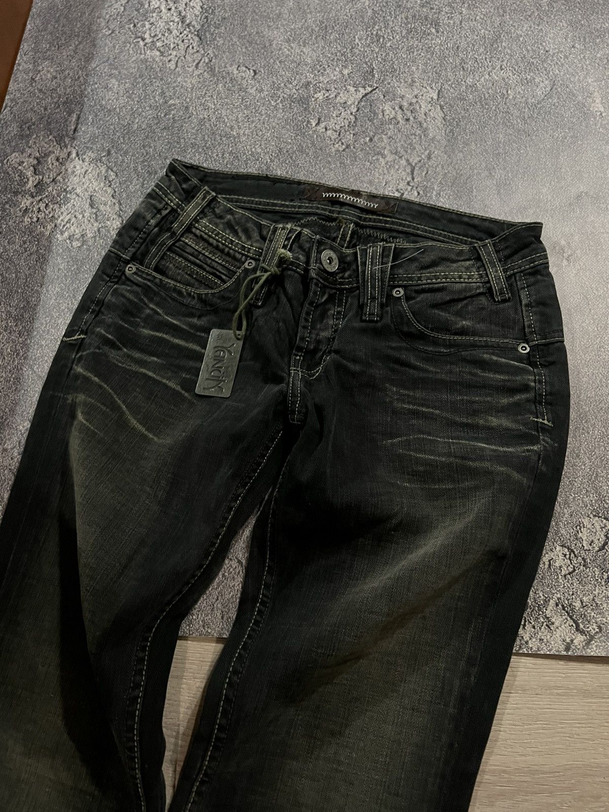 Vintage Vintage Avan Garde Slim Fit Dark Jeans / Number Nine Style Size US 28 / EU 44 - 2 Thumbnail