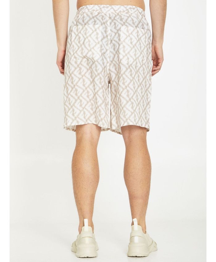 Fendi o1loc1c0824 Bermudas Shorts in White Size US 28 / EU 44 - 3 Thumbnail