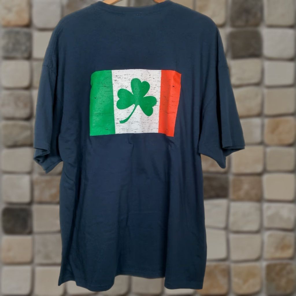 Gildan VINTAGE CPD Emerald Society Chicago Police Pipes and Drums Shirt 2XL Blue T-Shirt Men Crew Neck Short Sleeve Graphic Double-Sided Bagpipes Size US XXL / EU 58 / 5 - 1 Thumbnail
