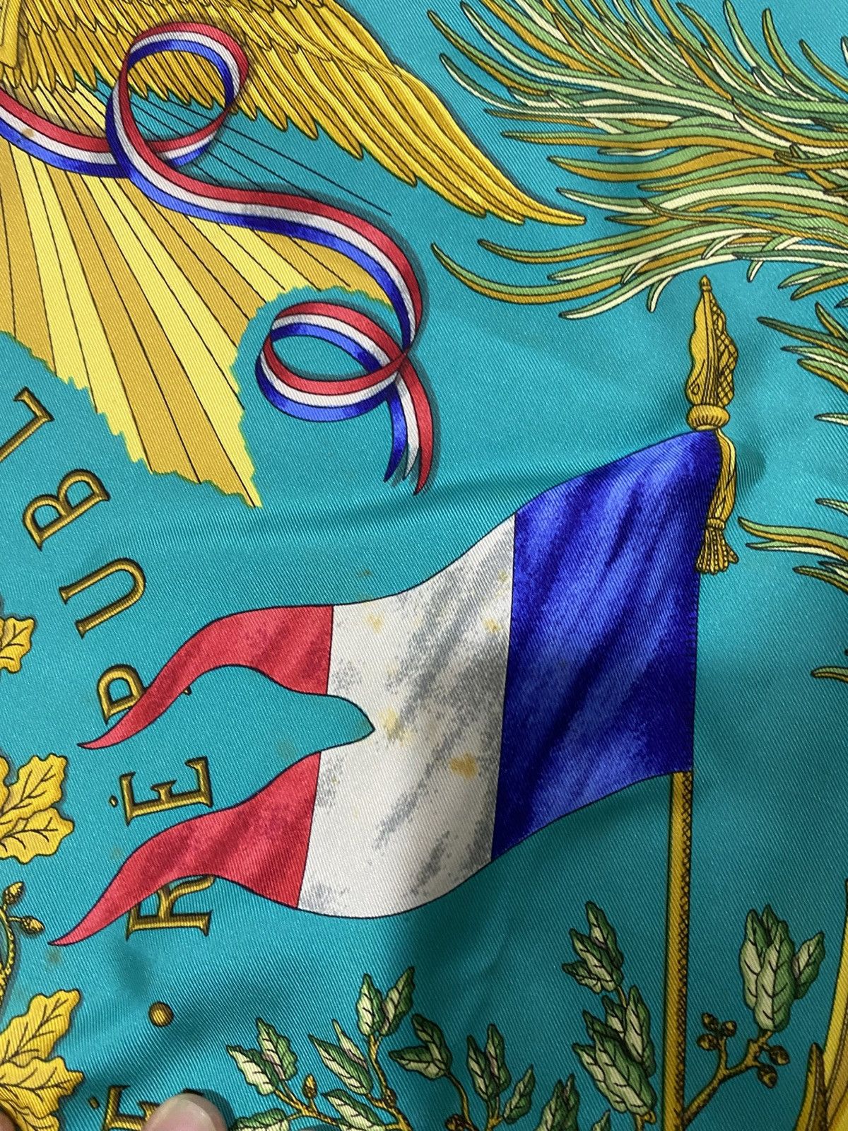 Hermes Vintage Hermes Scarf Masonic Symbols Silk Scarf Size ONE SIZE - 11 Thumbnail