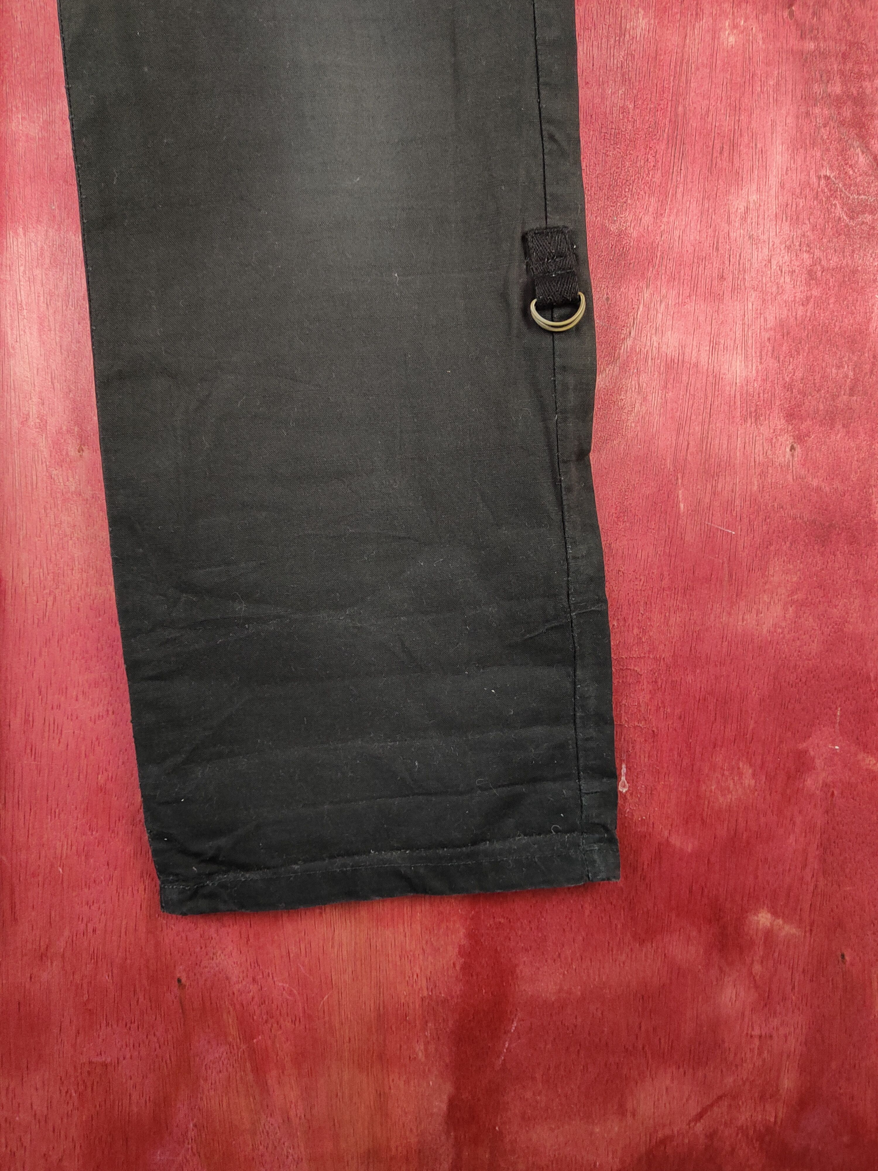 Japanese Brand Japanese Brand Black Multipocket Tactical Cargo Pants #S1734 Size 27" / US 4 / IT 40 - 6 Thumbnail