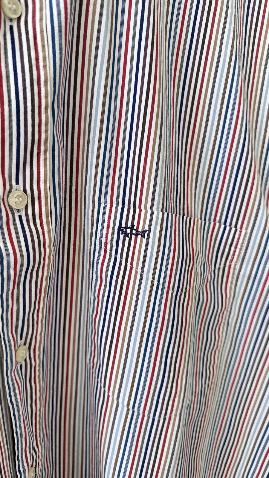 Paul & Shark Paul & Shark Luxury Casual Striped Cotton Shirt Button Down Size US XXL / EU 58 / 5 - 7 Thumbnail