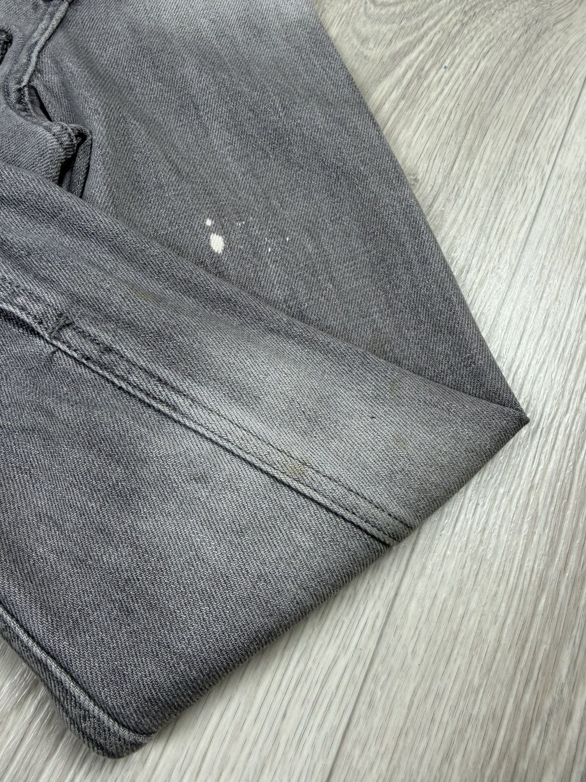 Allsaints ALLSAINTS Akola Jacket Distressed Gray Denim Size S Size US S / EU 44-46 / 1 - 7 Thumbnail