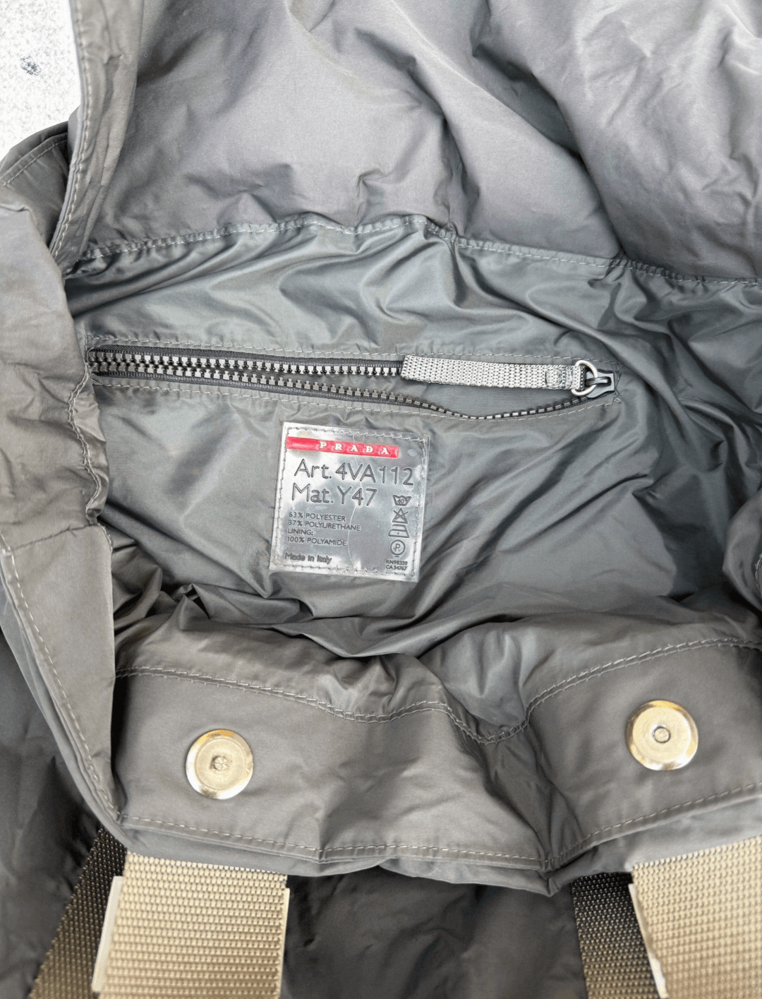 Prada Vintage Y2k Prada Archive Tessuto Tote Size ONE SIZE - 5 Thumbnail