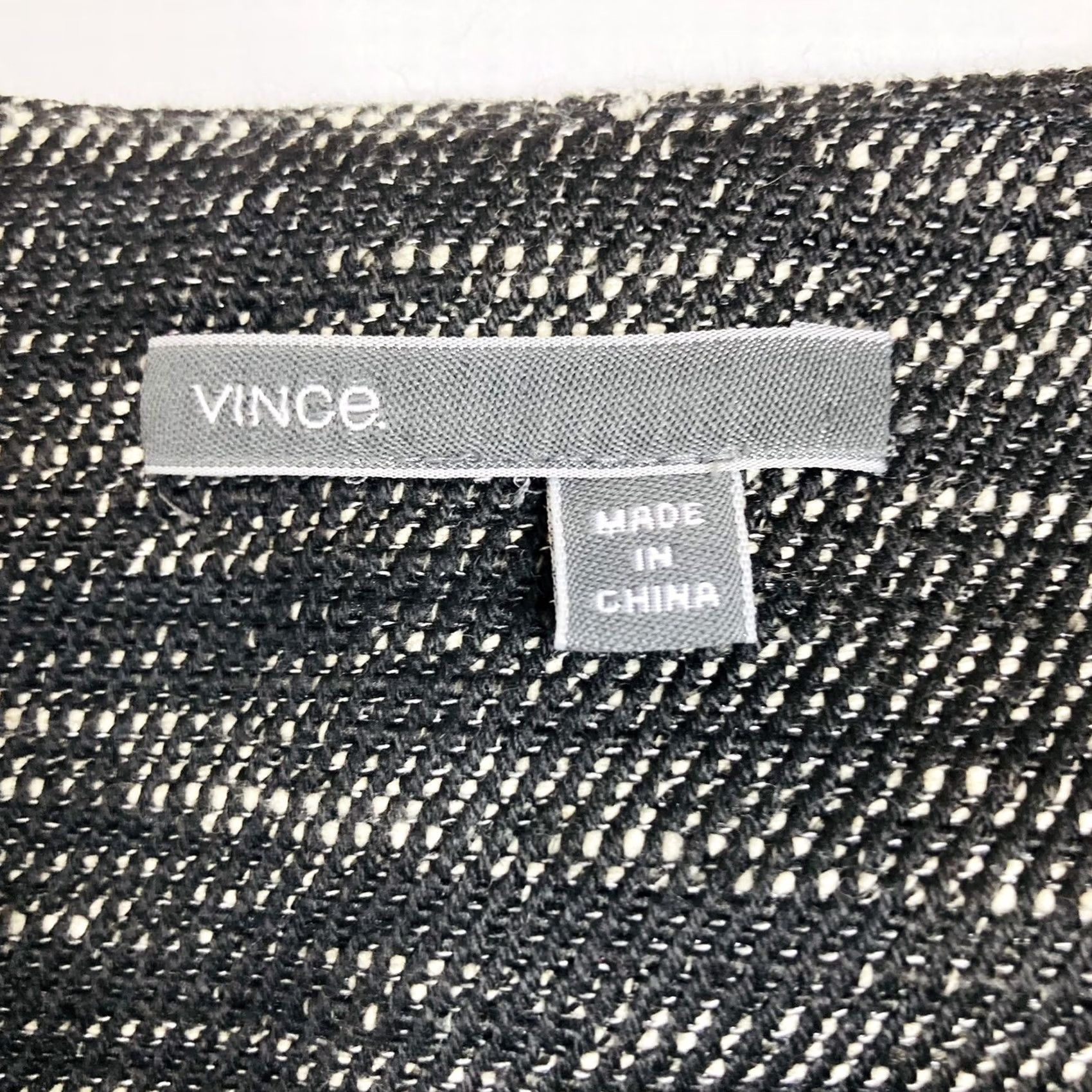 Vince Vince Tweed Zip Jacket Leather & Fringe And Leather Trim Boucle Size 0 Womens Jacket Size XS / US 0-2 / IT 36-38 - 7 Thumbnail