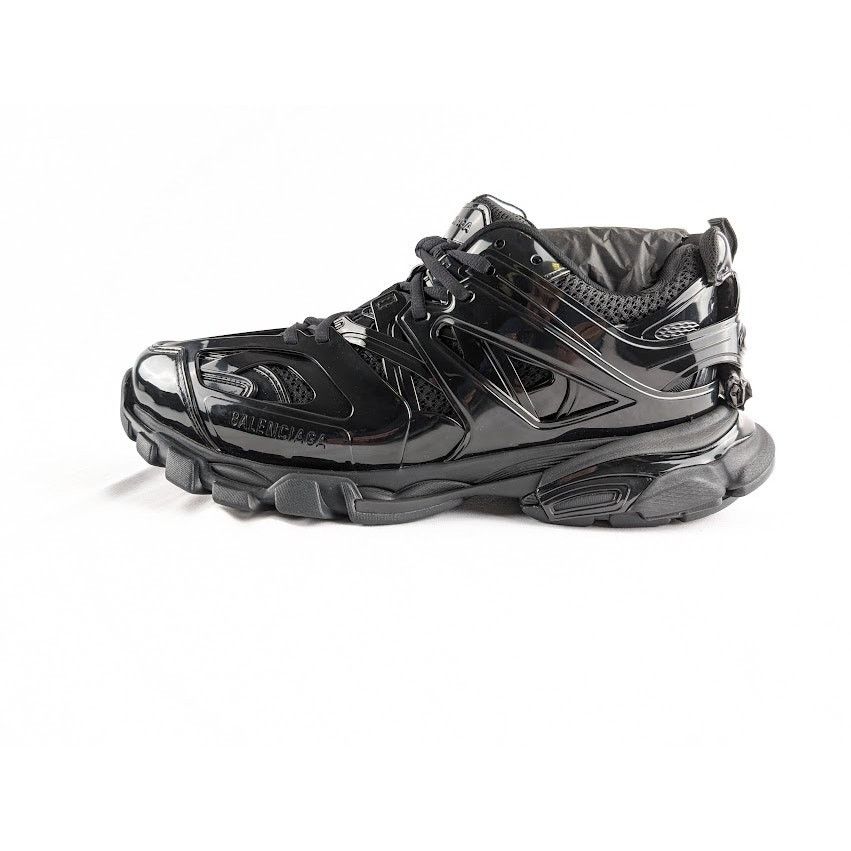 Balenciaga o1rshd1 Rubber Sole Track Sneaker in Black Size US 12 / EU 45 - 1 Thumbnail