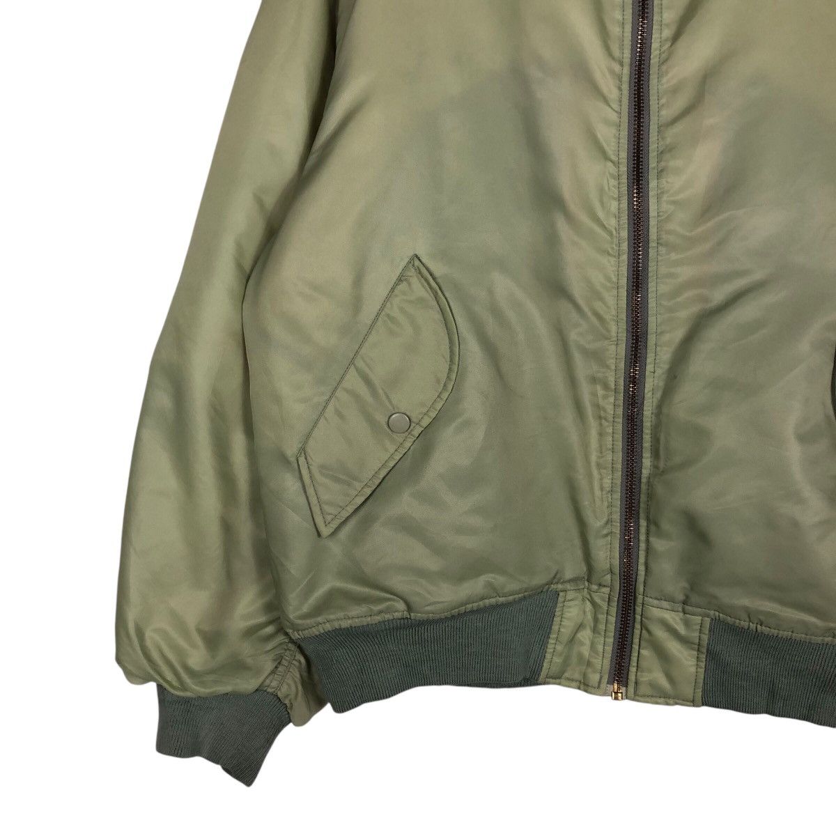 Japanese Brand 📌Vintage Fly Bomber Jacket Reliable Military Collection Size US M / EU 48-50 / 2 - 5 Thumbnail