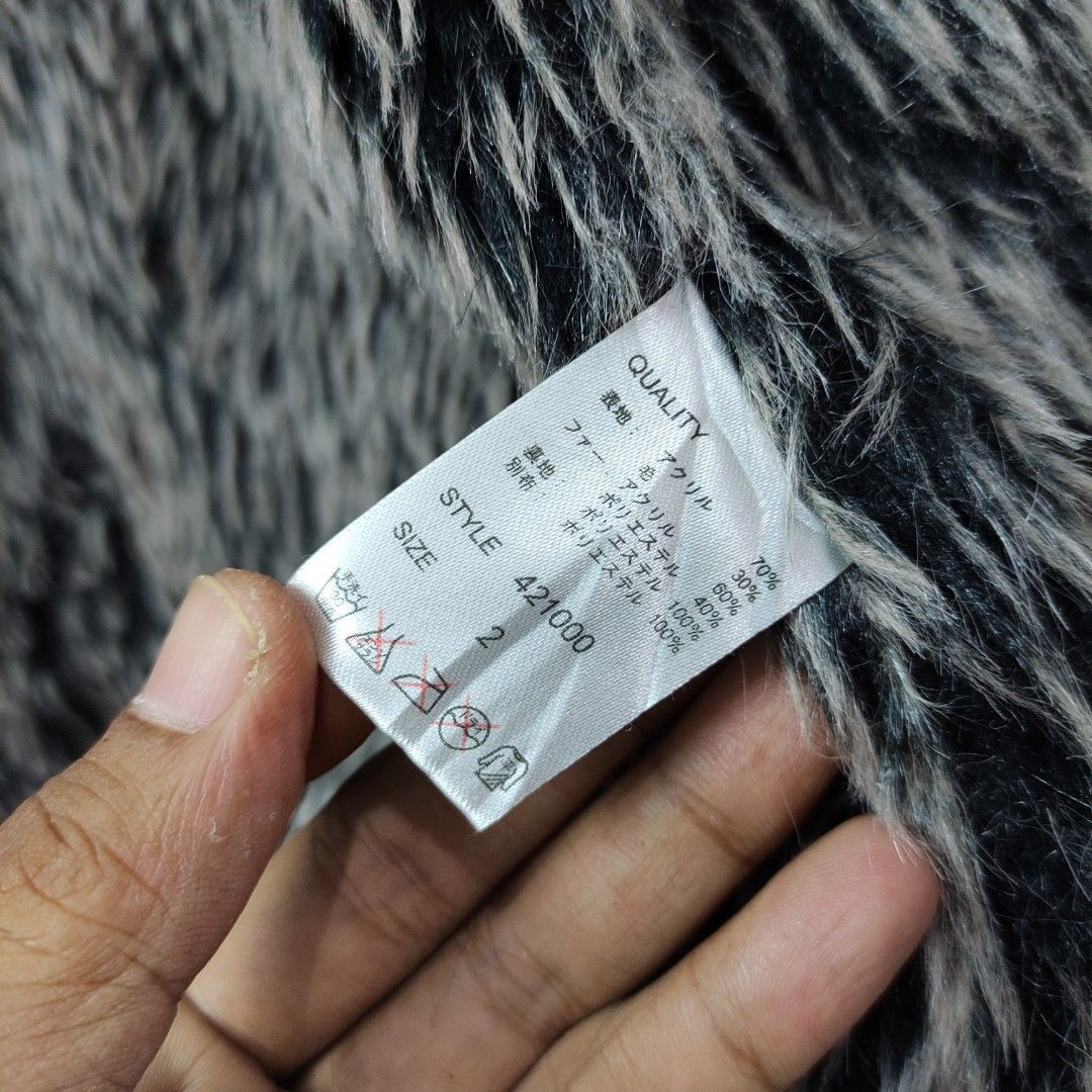 Issey Miyake × Tete Homme Tete home knit fur jacket Size US M / EU 48-50 / 2 - 5 Thumbnail