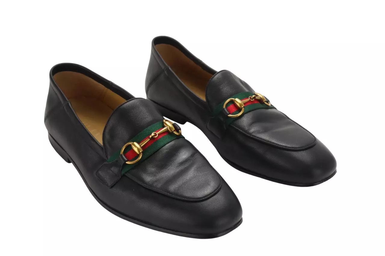 Gucci GUCCI Shoes Men's EU 43 Loafer Leather Slip On Almond Toe Size US 10 / EU 43 - 1 Thumbnail