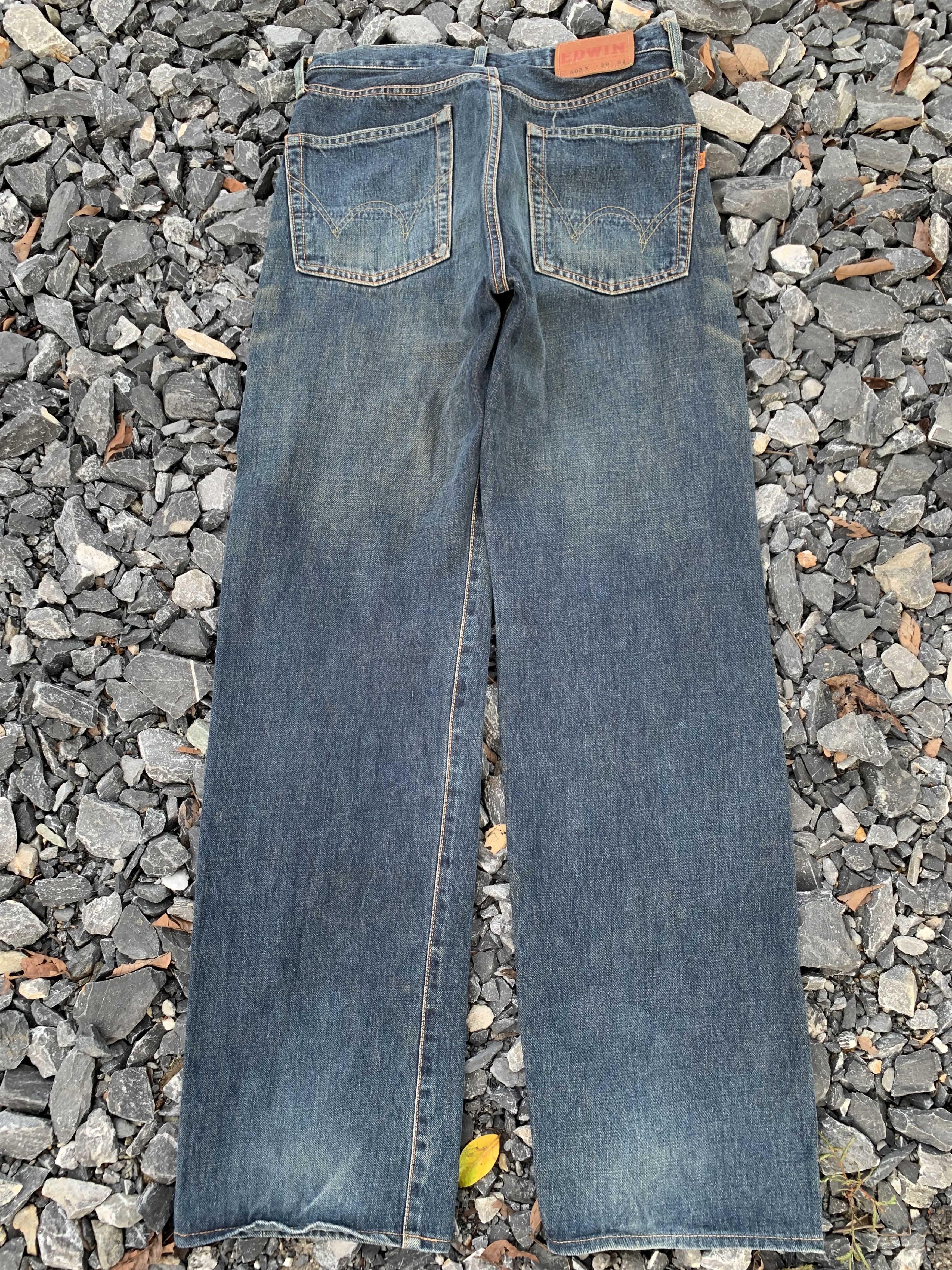Kapital VINTAGE EDWIN 505X SELVEDGE MUDWASH RUSTY JAPANESE DENIM Size US 28 / EU 44 - 3 Thumbnail