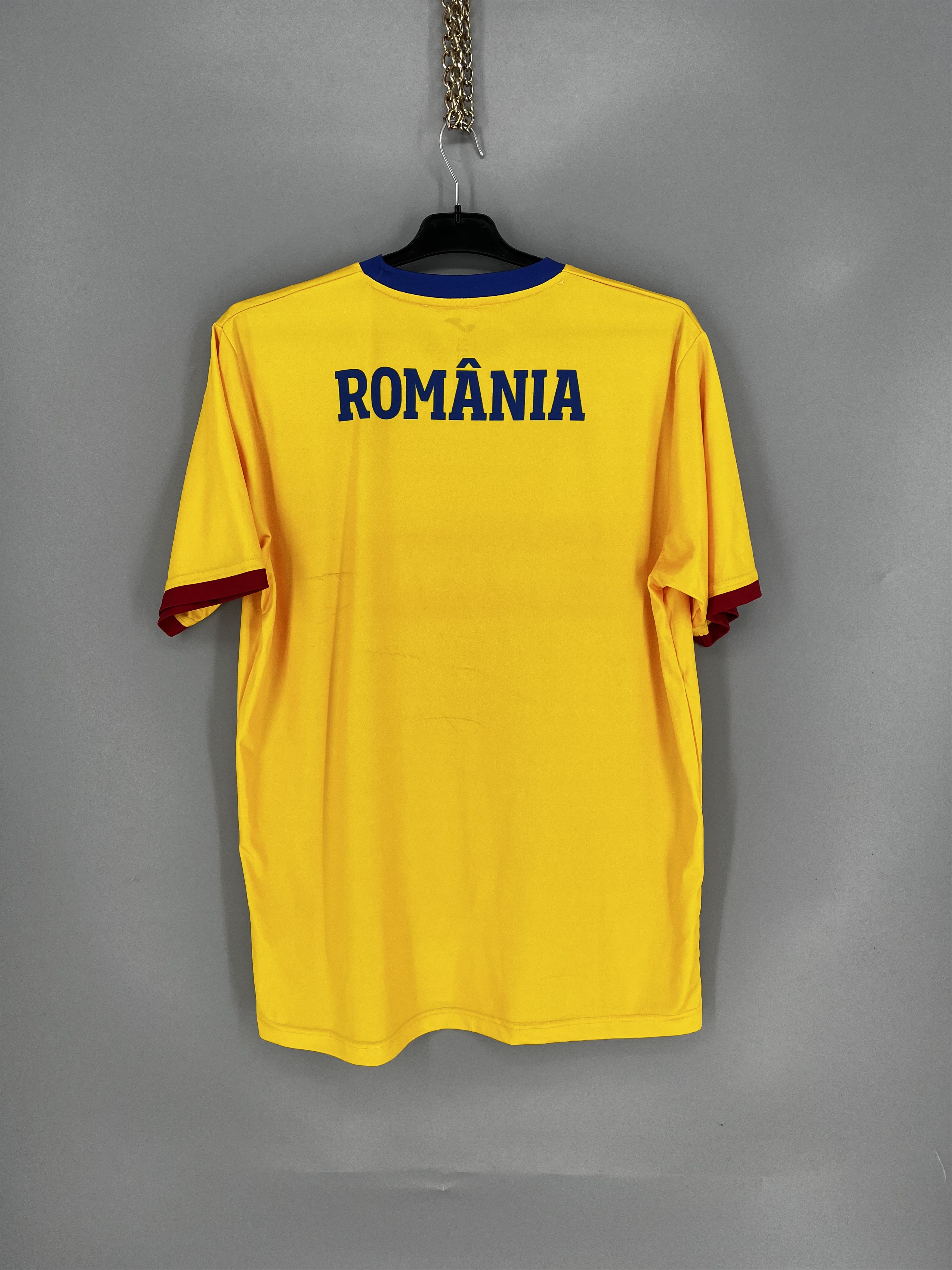 Joma Romania 2024-25 Joma Home Fan Football Shirt L Size US L / EU 52-54 / 3 - 9 Thumbnail