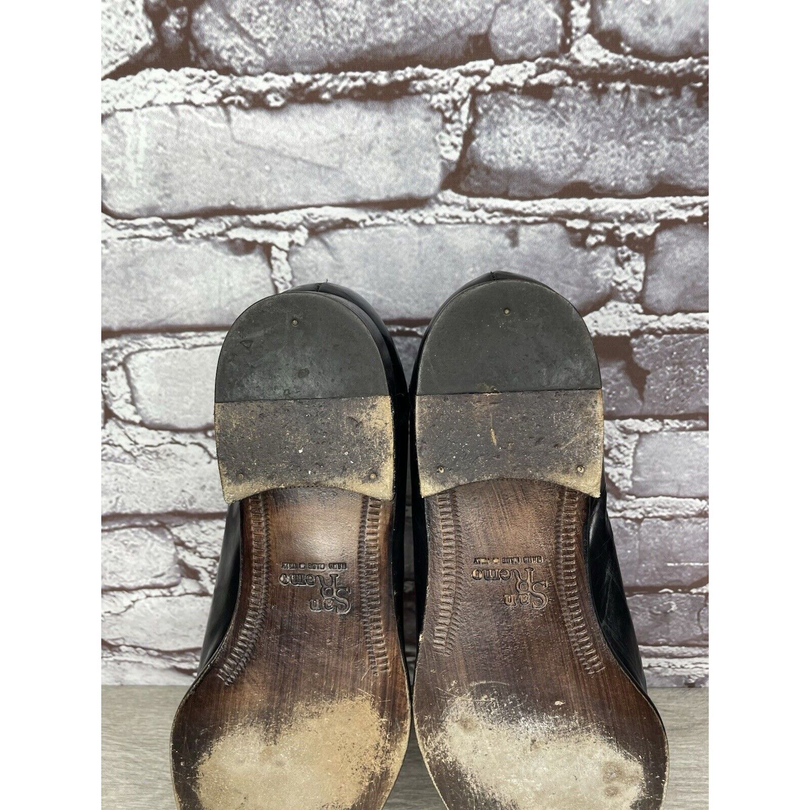 Other San Remo Black Leather Croc Kilte Tassel Dress Loafers Men S Size US 9.5 / EU 42-43 - 7 Thumbnail