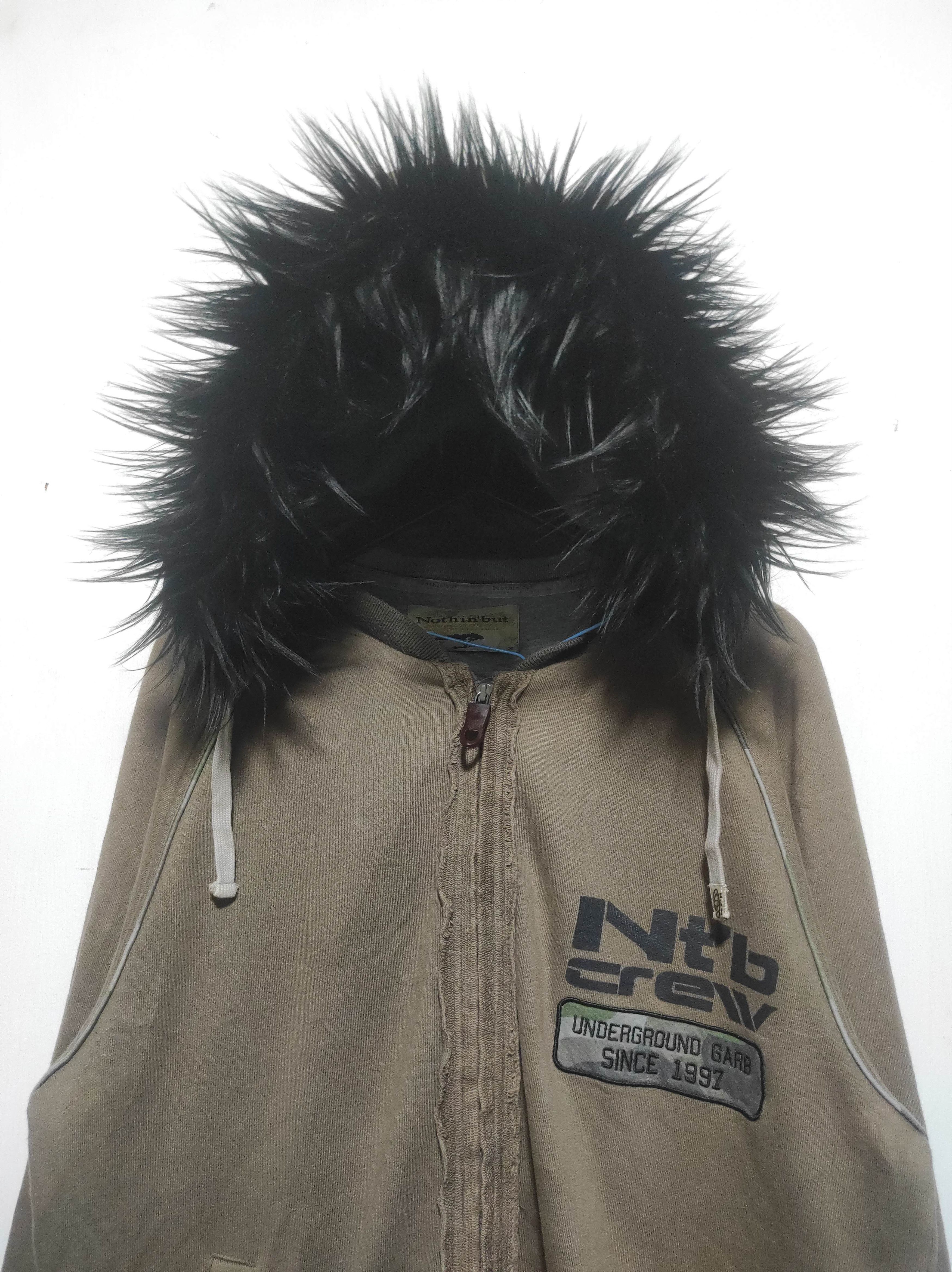 Hysteric Glamour Nothin'but Crew Zip Fur Hoodie IfSixWasNine LGB style Size US L / EU 52-54 / 3 - 3 Thumbnail