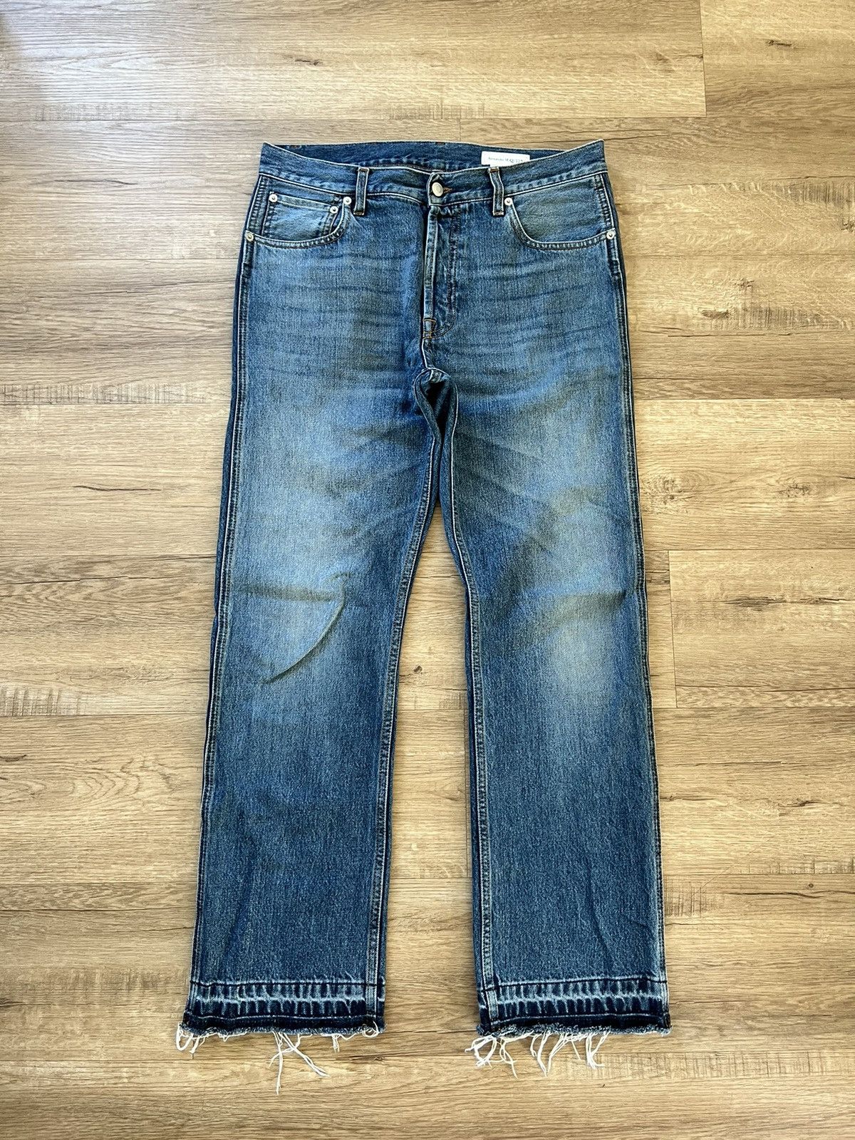 Alexander McQueen Side Seamed Denim Size US 30 / EU 46 - 1 Thumbnail