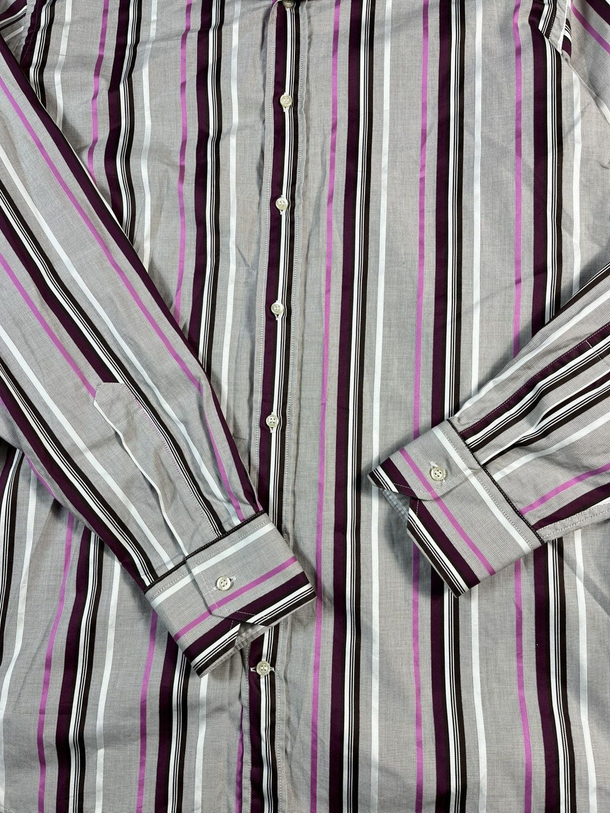 Etro Etro Milano Striped Button Up Shirt XL Size US XL / EU 56 / 4 - 8 Thumbnail