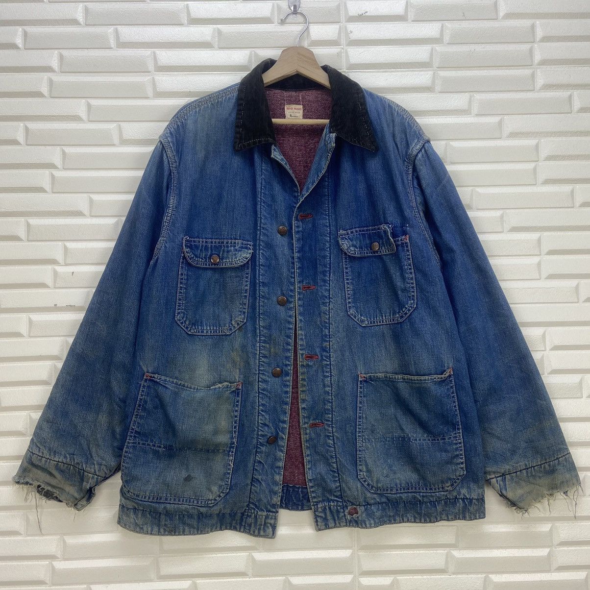 image of True Vintage 50S Big Mac Penney Chore Worker Denim Jacket, Men's (Size Medium)