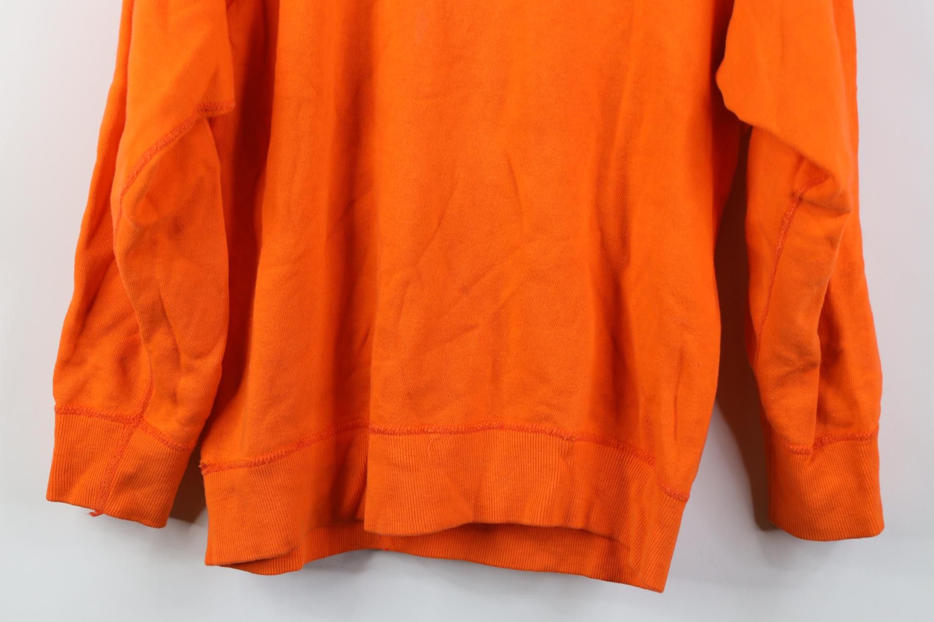 Vintage Vintage 70s Streetwear Blank Crewneck Sweatshirt Orange Size S / US 4 / IT 40 - 16 Thumbnail