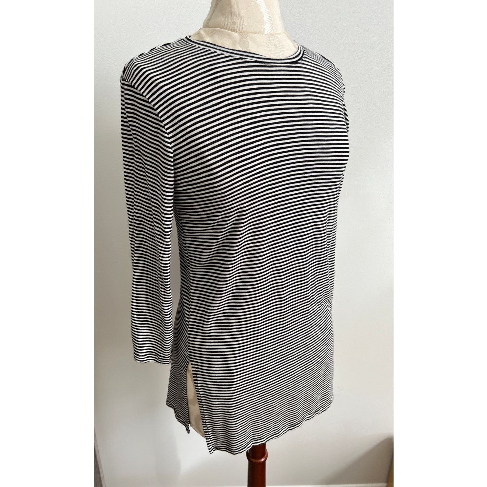 Old Navy Old Navy Women's Tunic Length Striped 3/4 Sleeve Top XS Size XS / US 0-2 / IT 36-38 - 2 Thumbnail