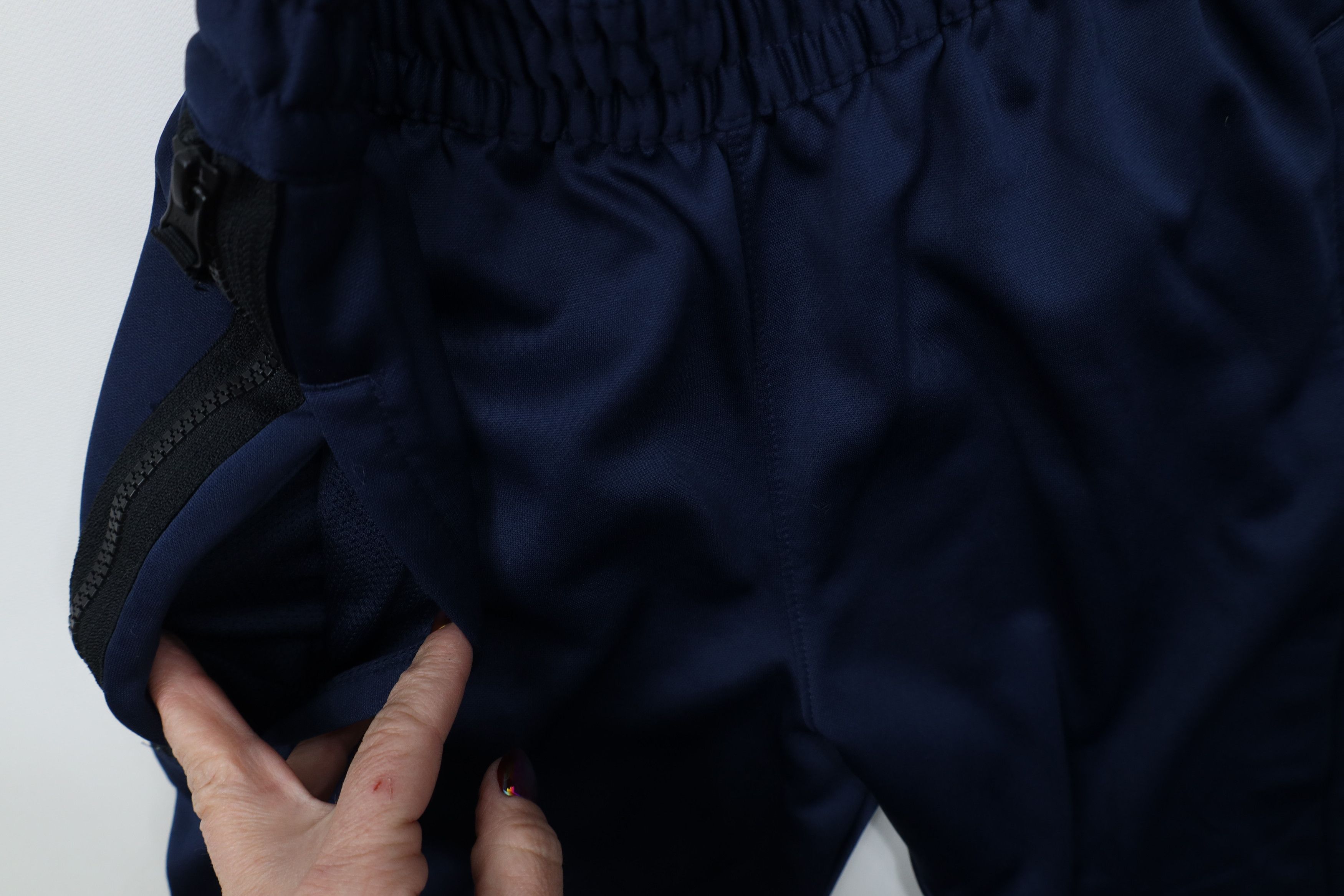 Nike Vintage Y2K Nike Swoosh Cuffed Sweatpants Joggers Pants Blue Size US 32 / EU 48 - 6 Thumbnail