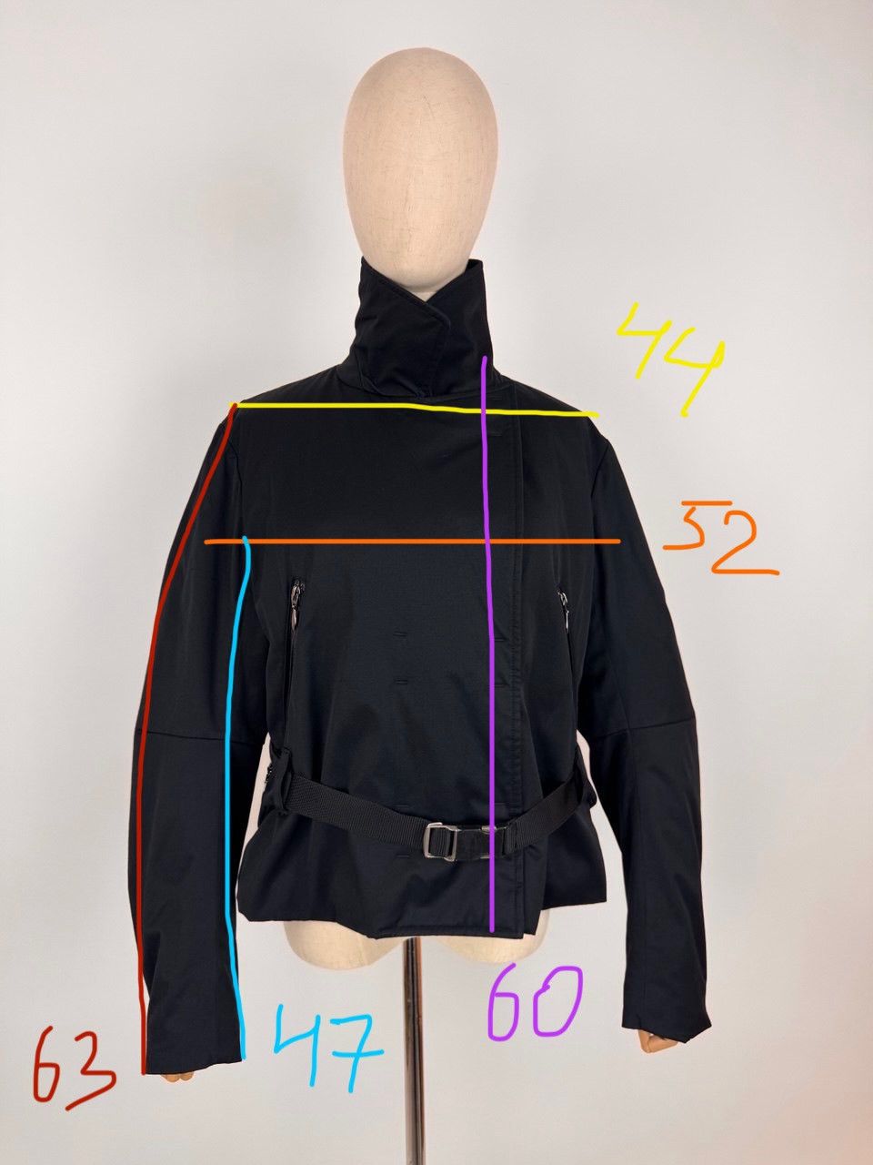 Marithe + Francois Girbaud Marithe Francois Girbaud Jacket Avant Garde style belted bag Size M / US 6-8 / IT 42-44 - 19 Thumbnail