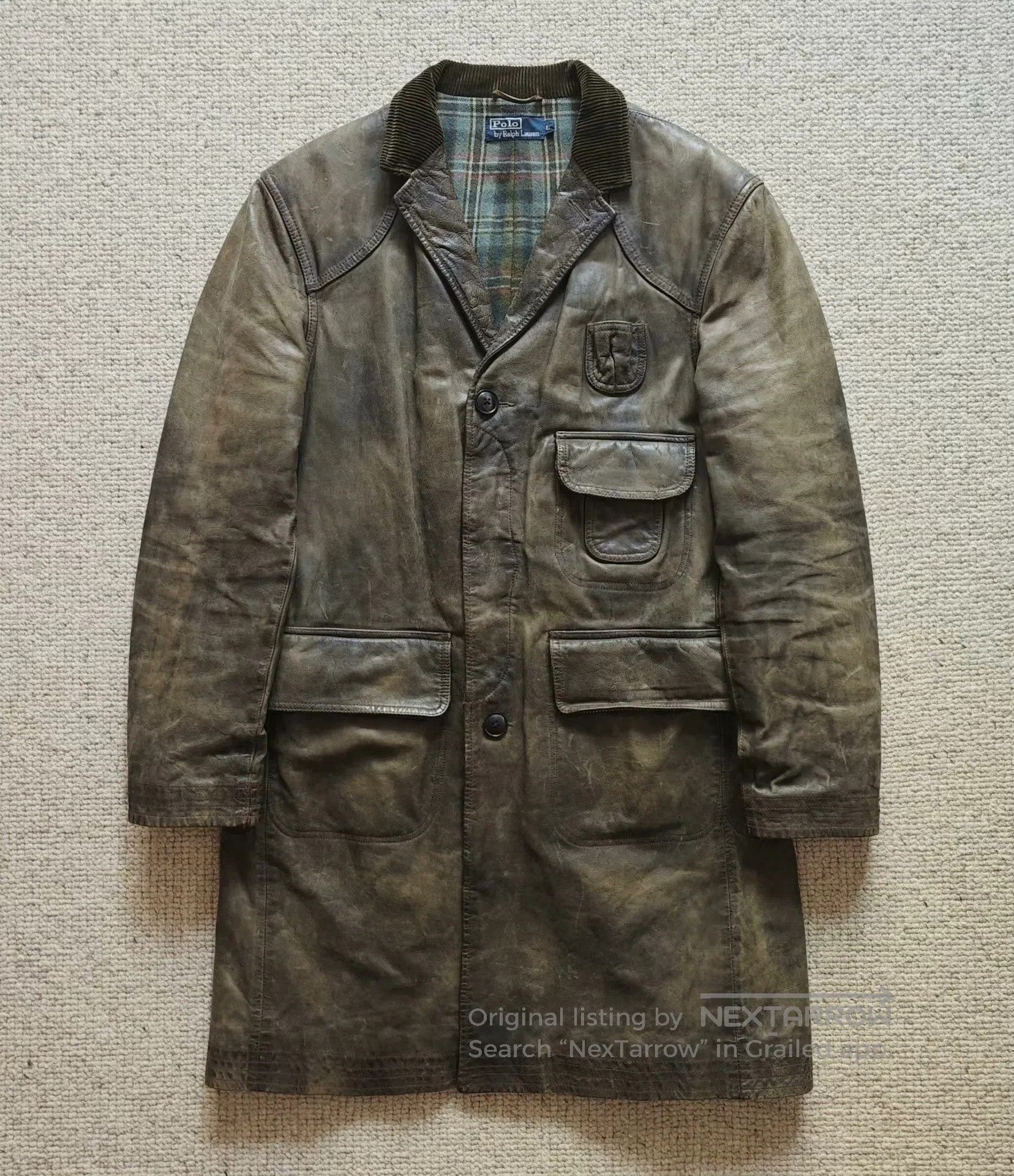 Polo Ralph Lauren Polo Ralph Lauren Leather Coat. Size US L / EU 52-54 / 3 - 1 Thumbnail