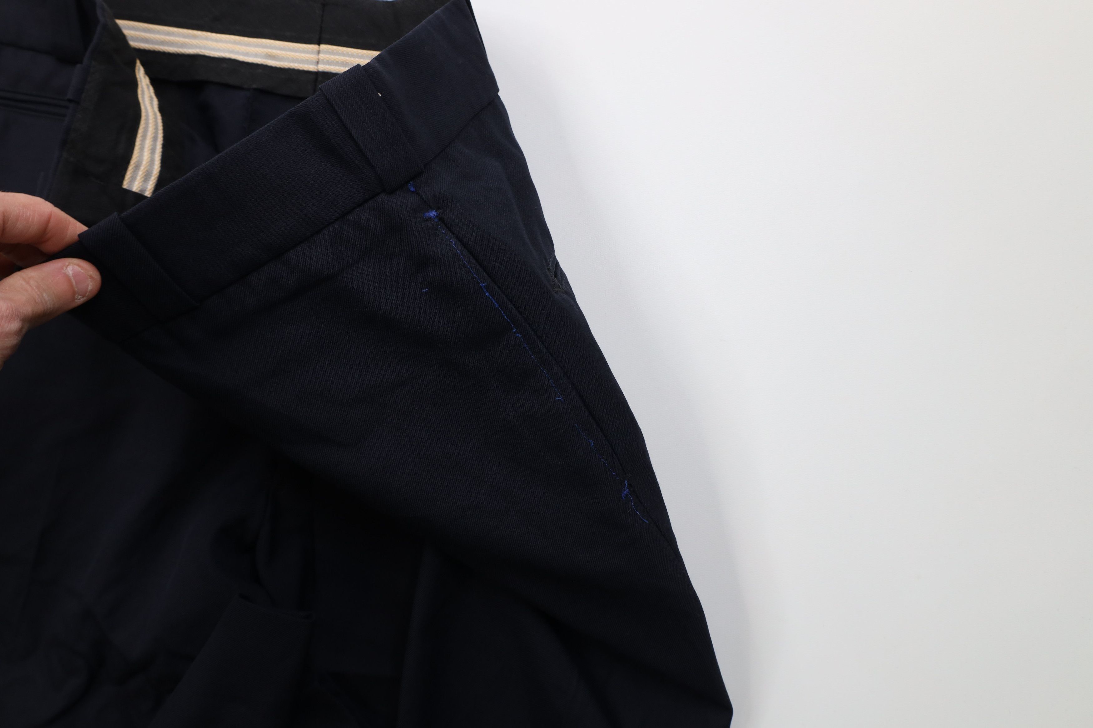Vintage Vintage 70s Streetwear Blend Knit Wide Leg Chino Pants USA Size US 38 / EU 54 - 9 Thumbnail