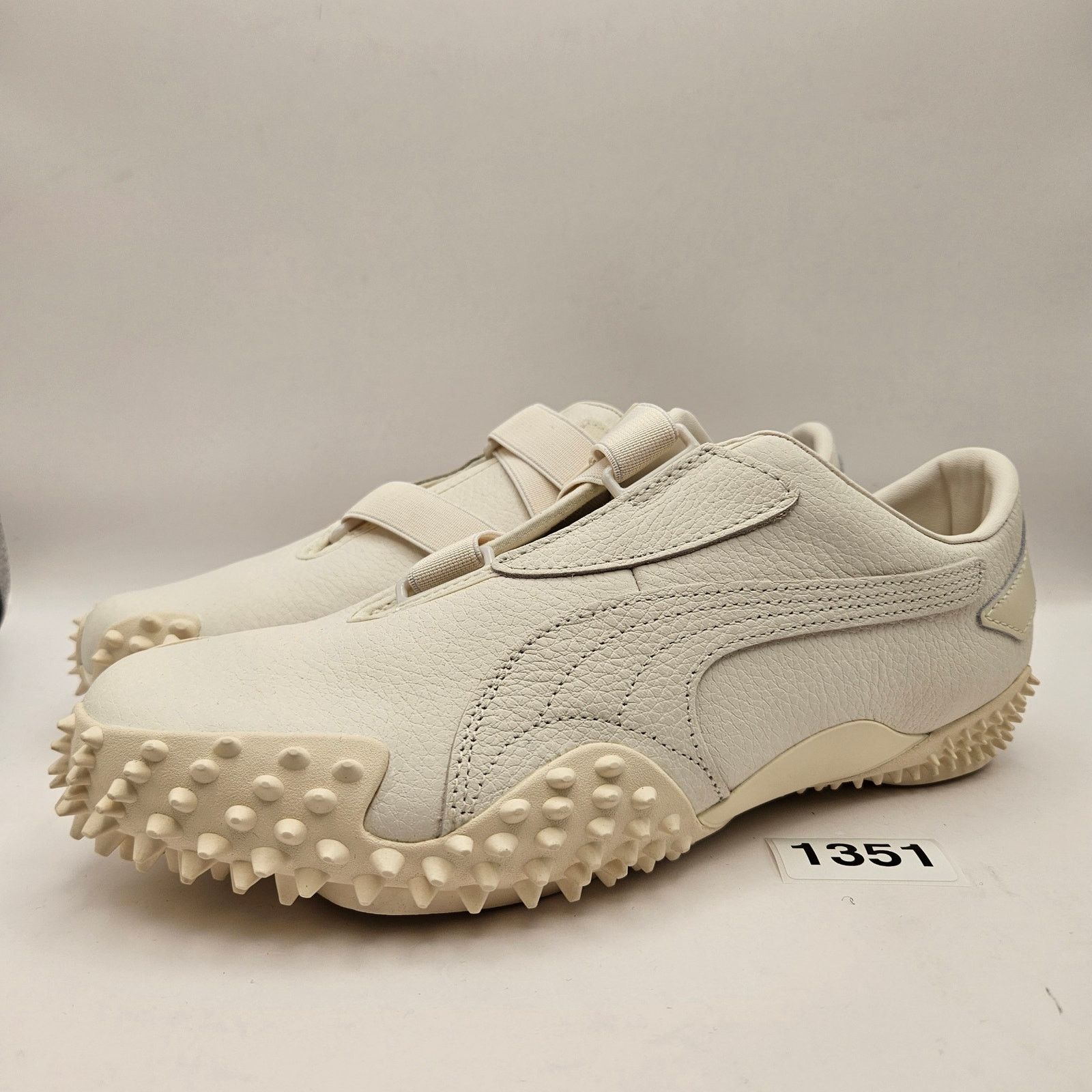 Puma PUMA RARE WOMEN'S 10 MOSTRO LEATHER FROSTED IVORY WHITE Size US 10 / IT 40 - 1 Thumbnail